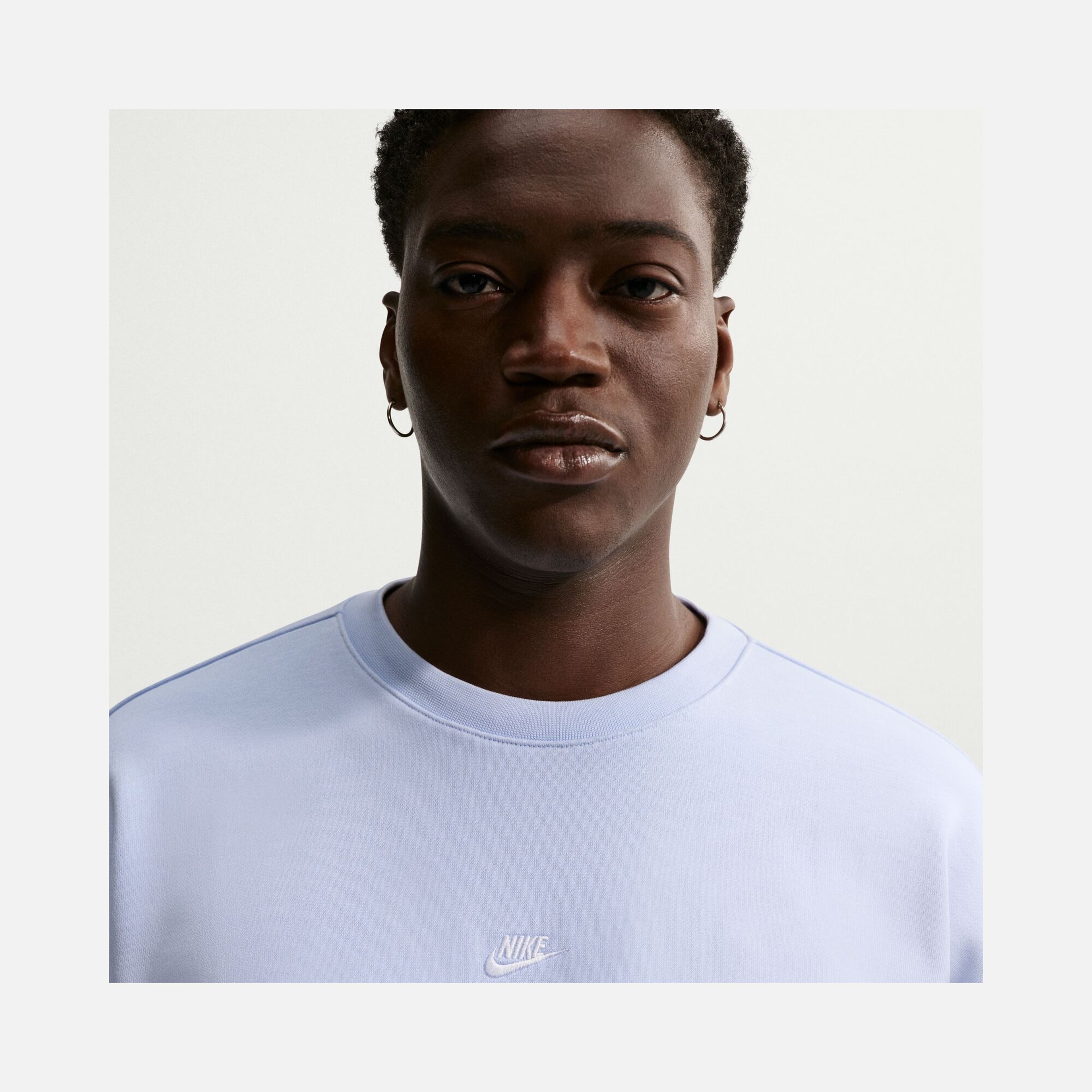 Nike Sportswear Club Oversized French-Terry Crew Sweatshirt