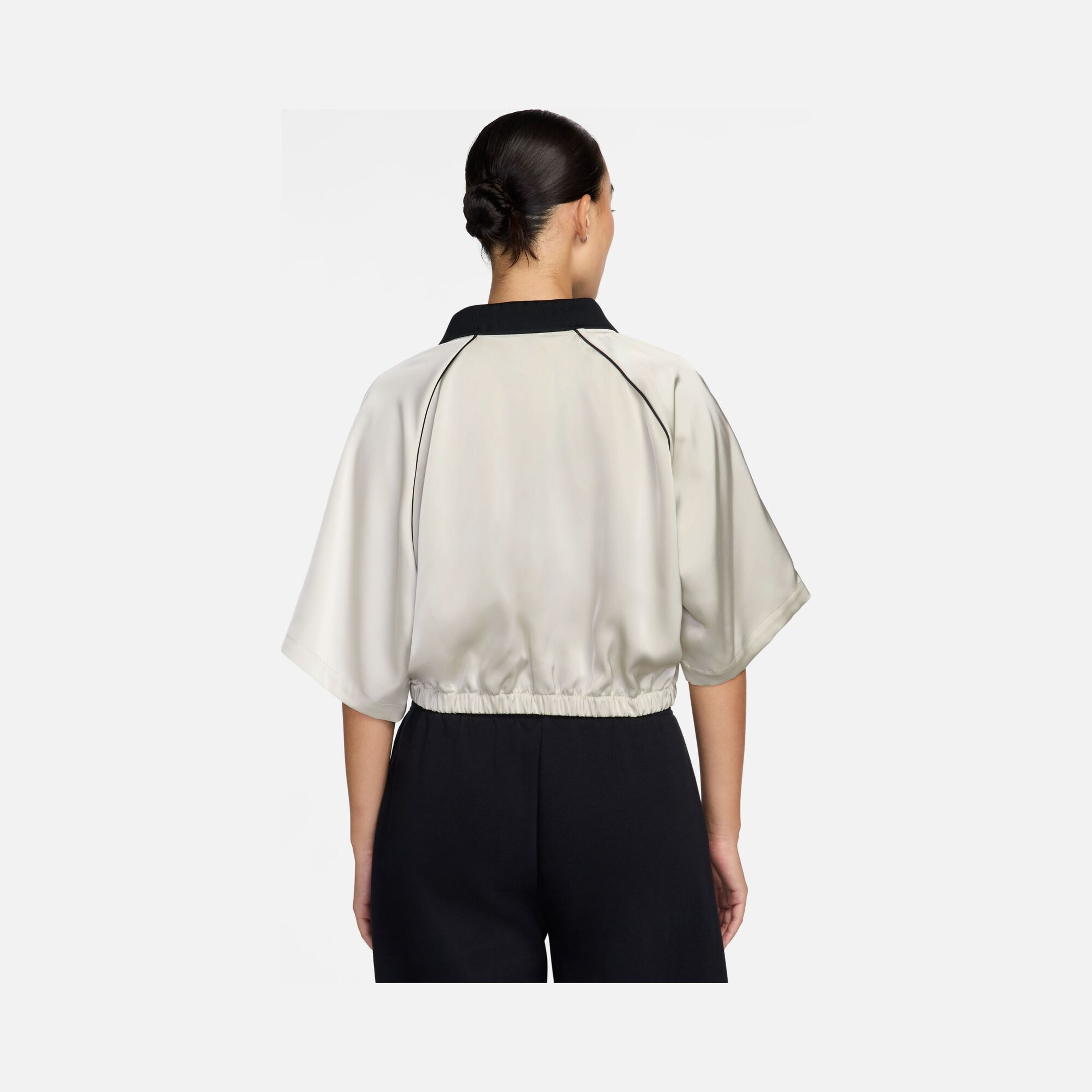 Nike Sportswear Offline Woven Satin Kadın Tişört