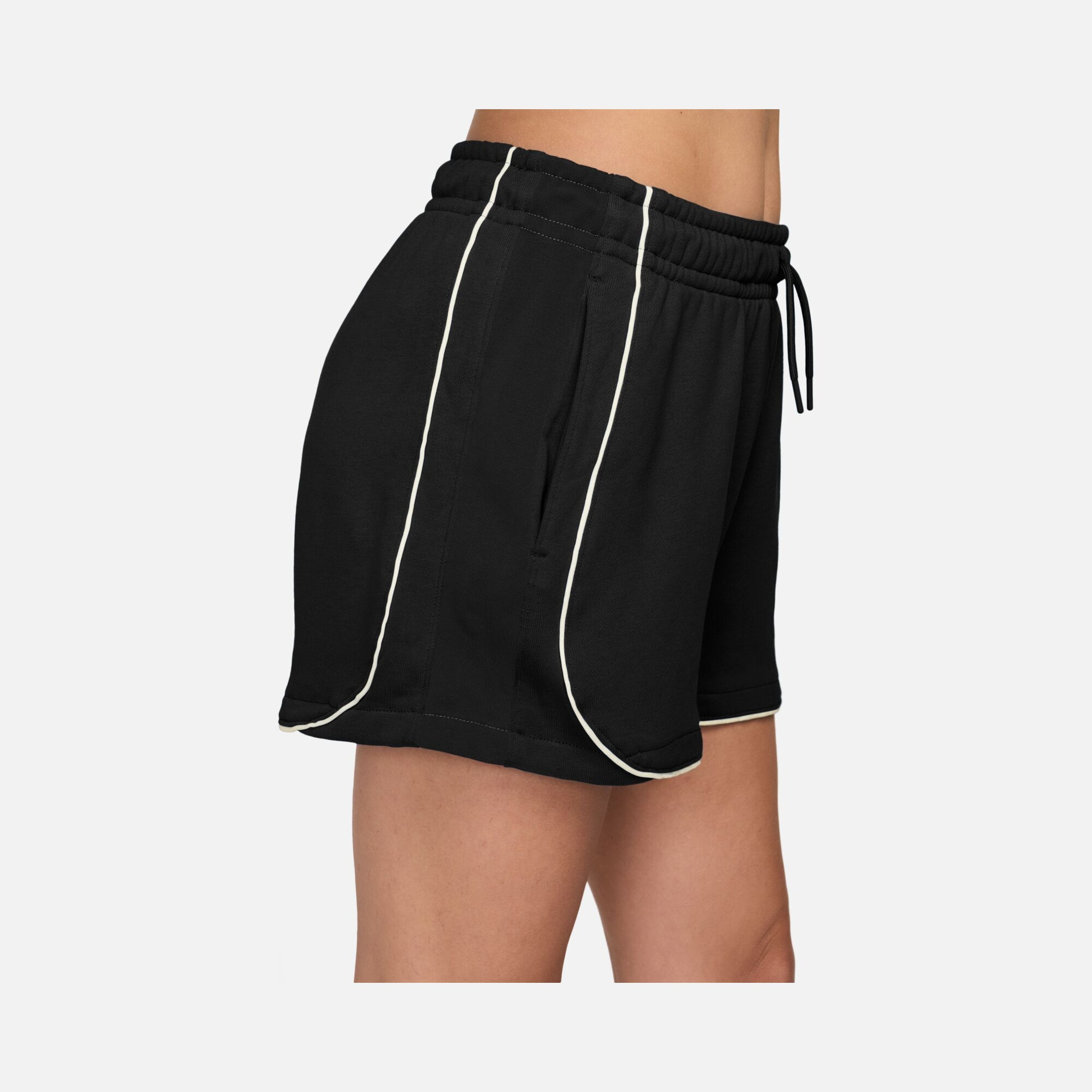 Nike Sportswear Street Grafik Mid-Rise Fleece Kadın Şort