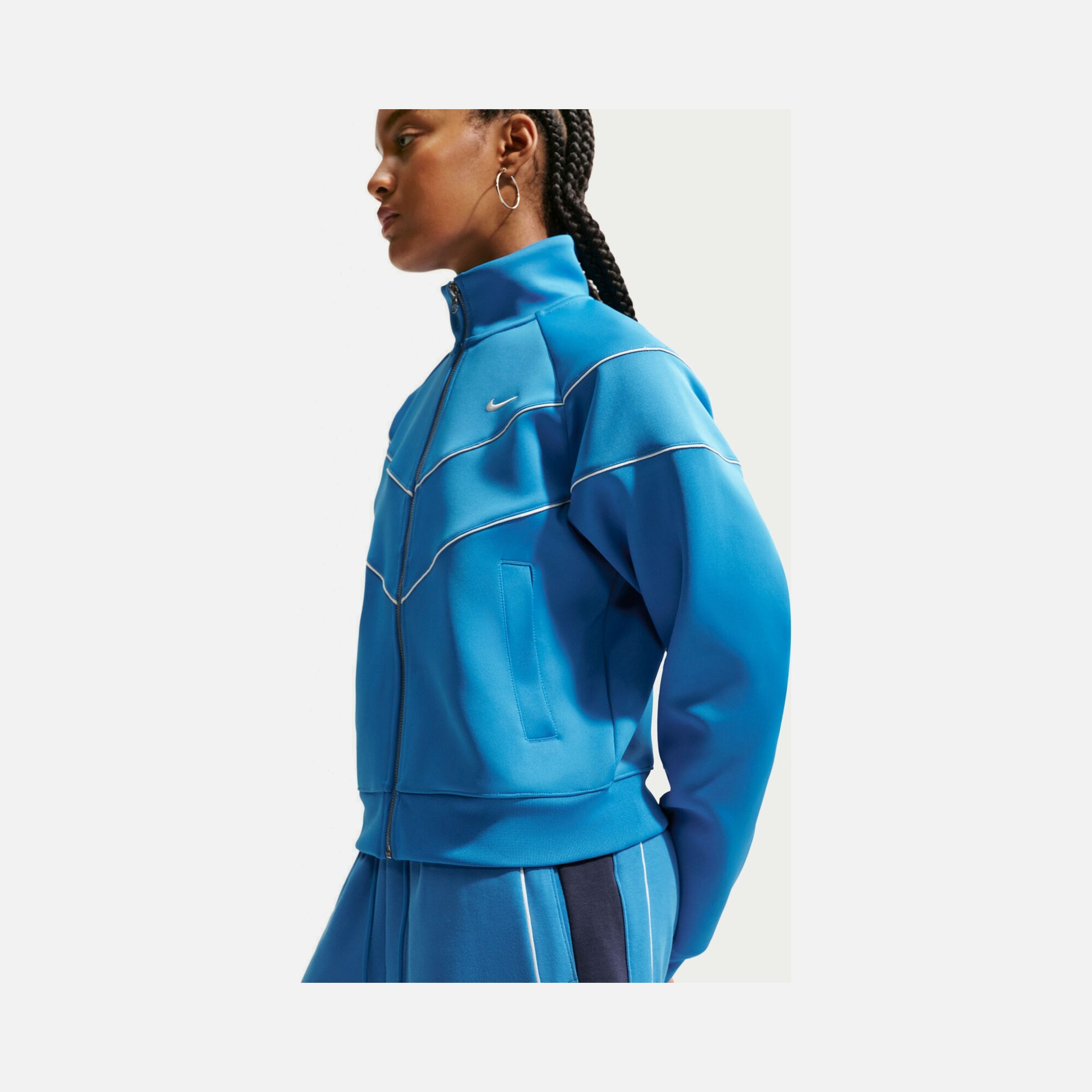 Nike Sportswear Street Grafik Mid-Rise Fleece Kadın Şort