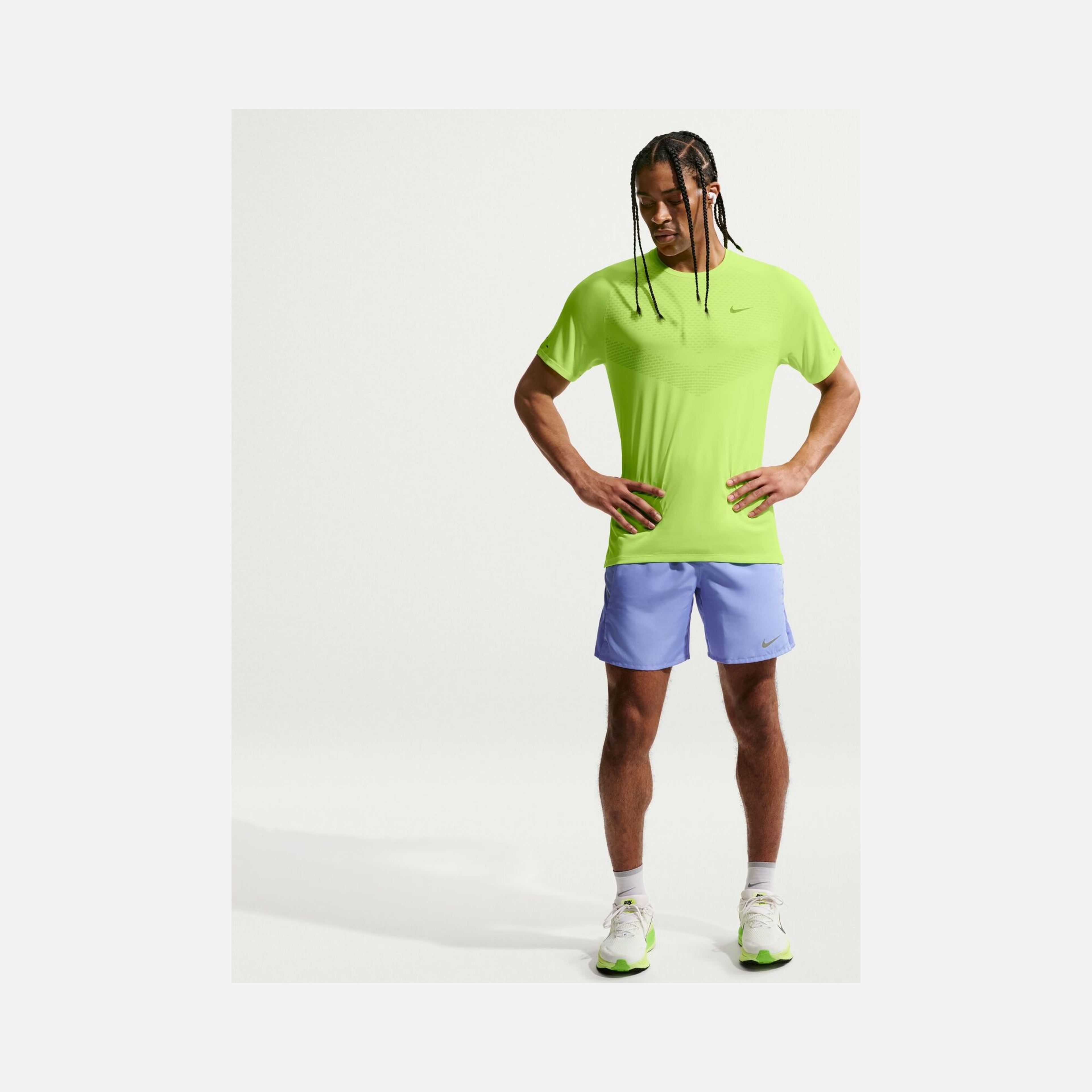 Nike Dri-Fit ADV Stride Running Short-Sleeve Erkek Tişört