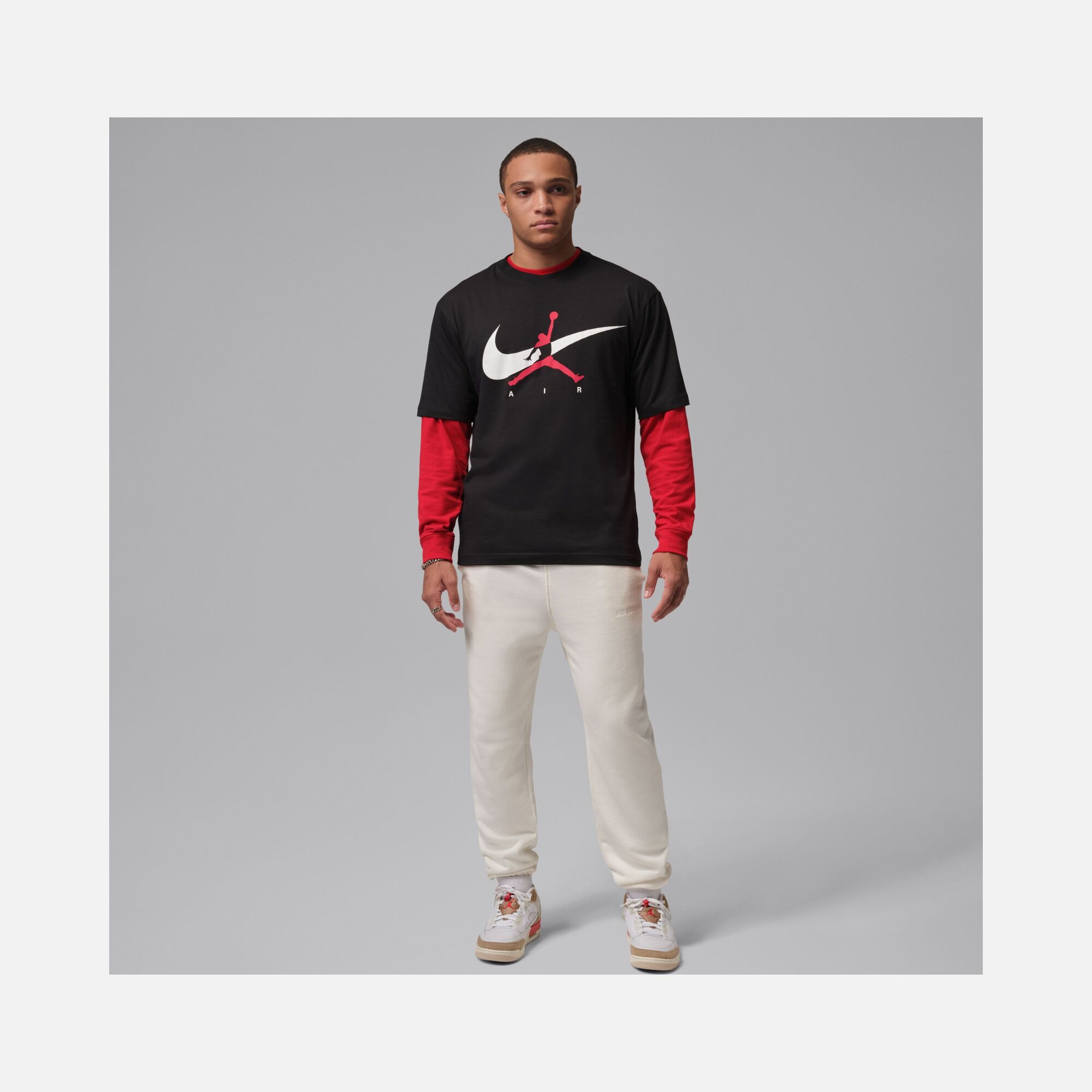 Nike Jordan Brooklyn Jumpman Crew Erkek Tişört