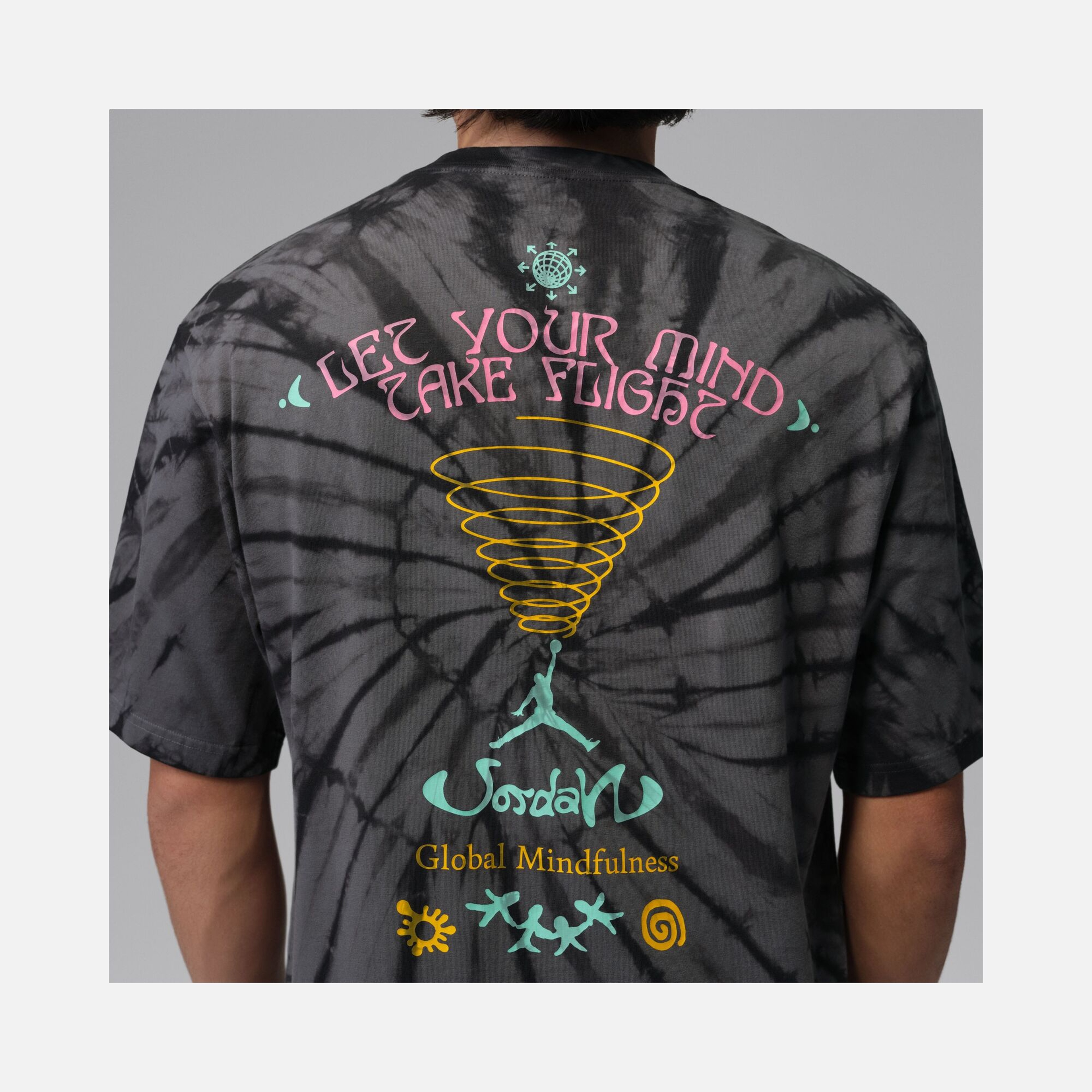 Nike Jordan Brooklyn Tie Dye Fest Ss Crew Erkek Tişört