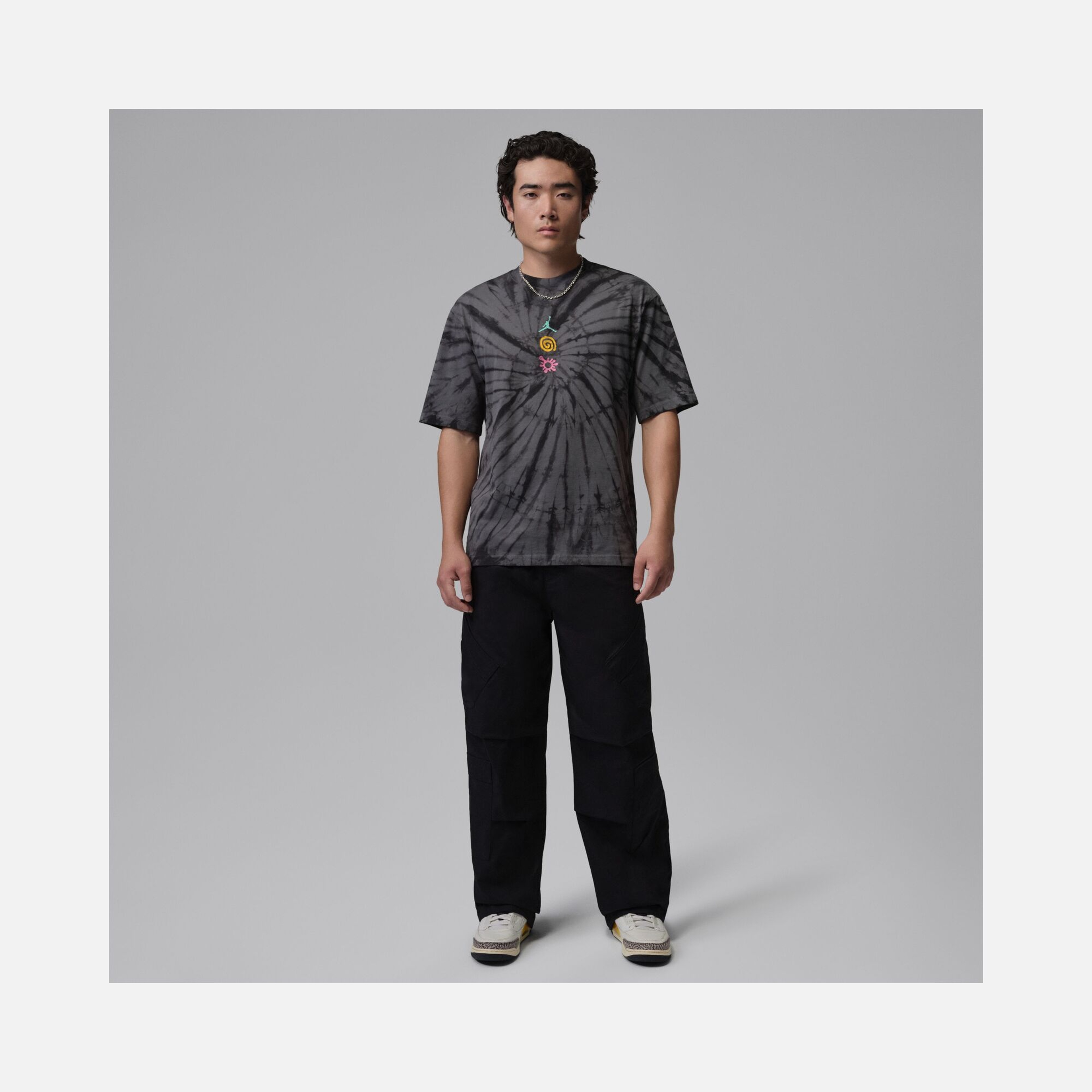 Nike Jordan Brooklyn Tie Dye Fest Ss Crew Erkek Tişört