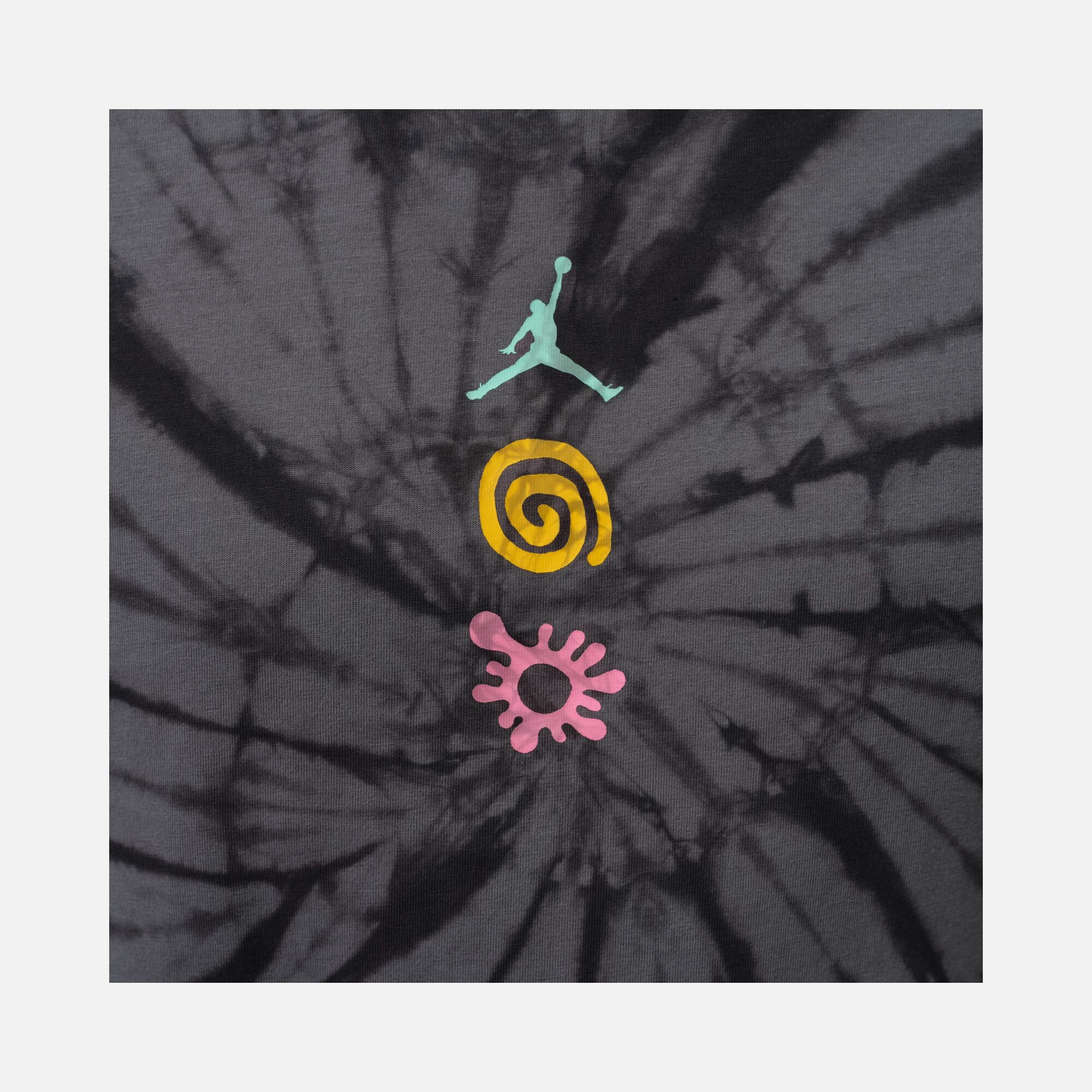 Nike Jordan Brooklyn Tie Dye Fest Ss Crew Erkek Tişört