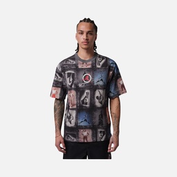 Nike M Jordan Flt Clb Aop Ss Crew Erkek Tişört