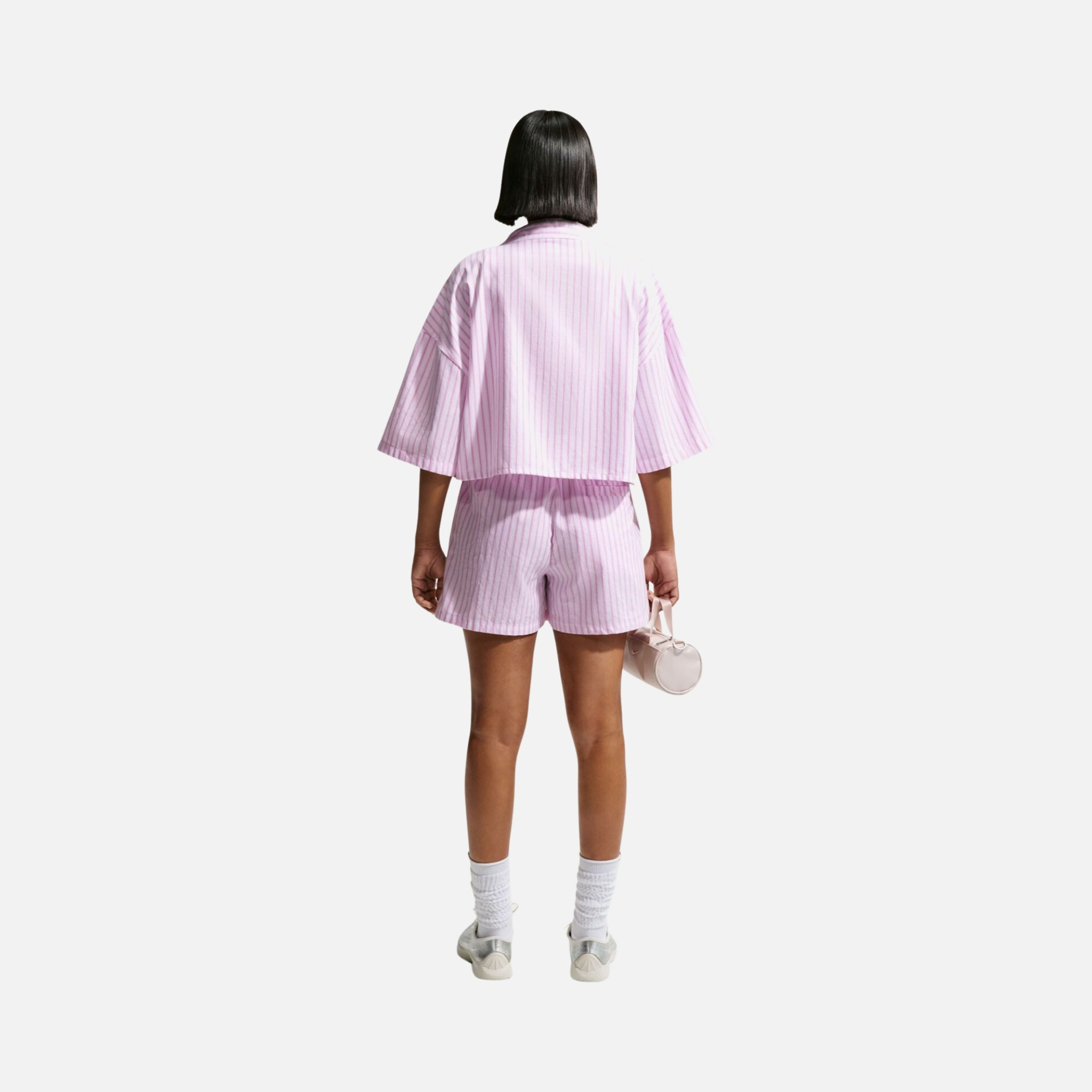 Nike Sportswear Offline Woven Poplin Çizgili Kadın Gömlek
