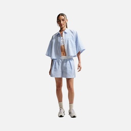 Nike Sportswear Offline Woven Poplin Çizgili Kadın Şort