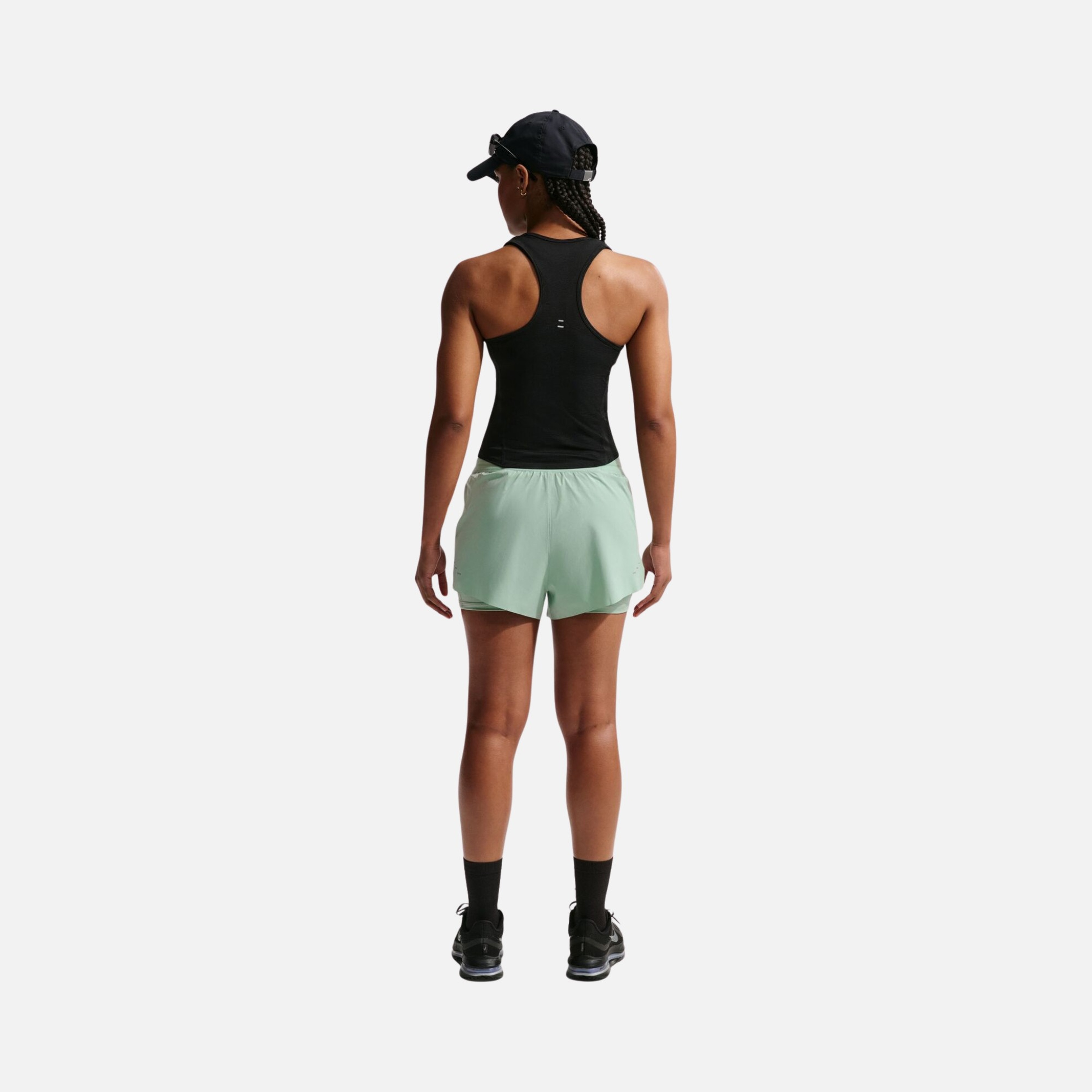 Nike Tempo Dri-Fit Crop Mesh Tank Kadın Atlet