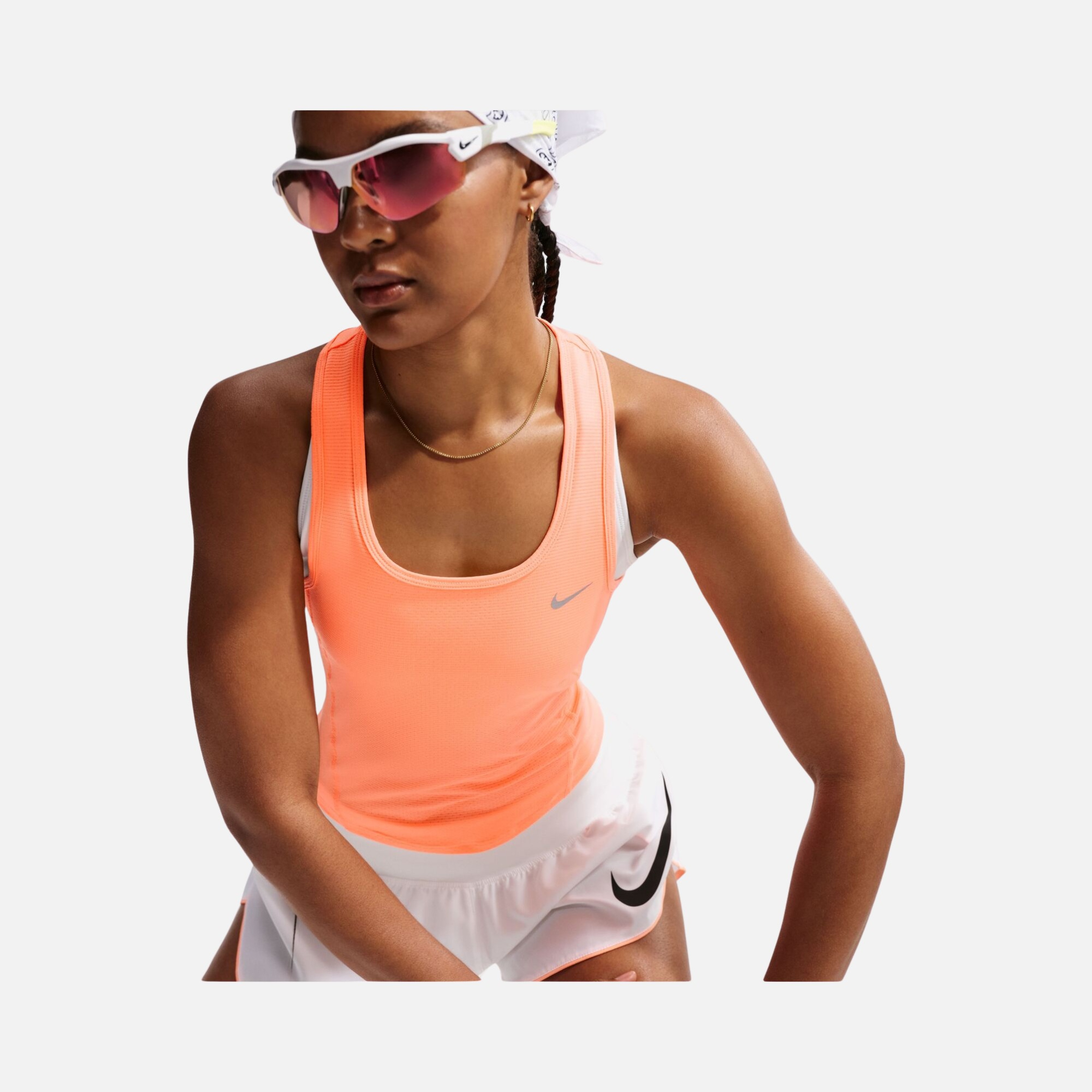 Nike Tempo Dri-Fit Crop Mesh Tank Kadın Atlet
