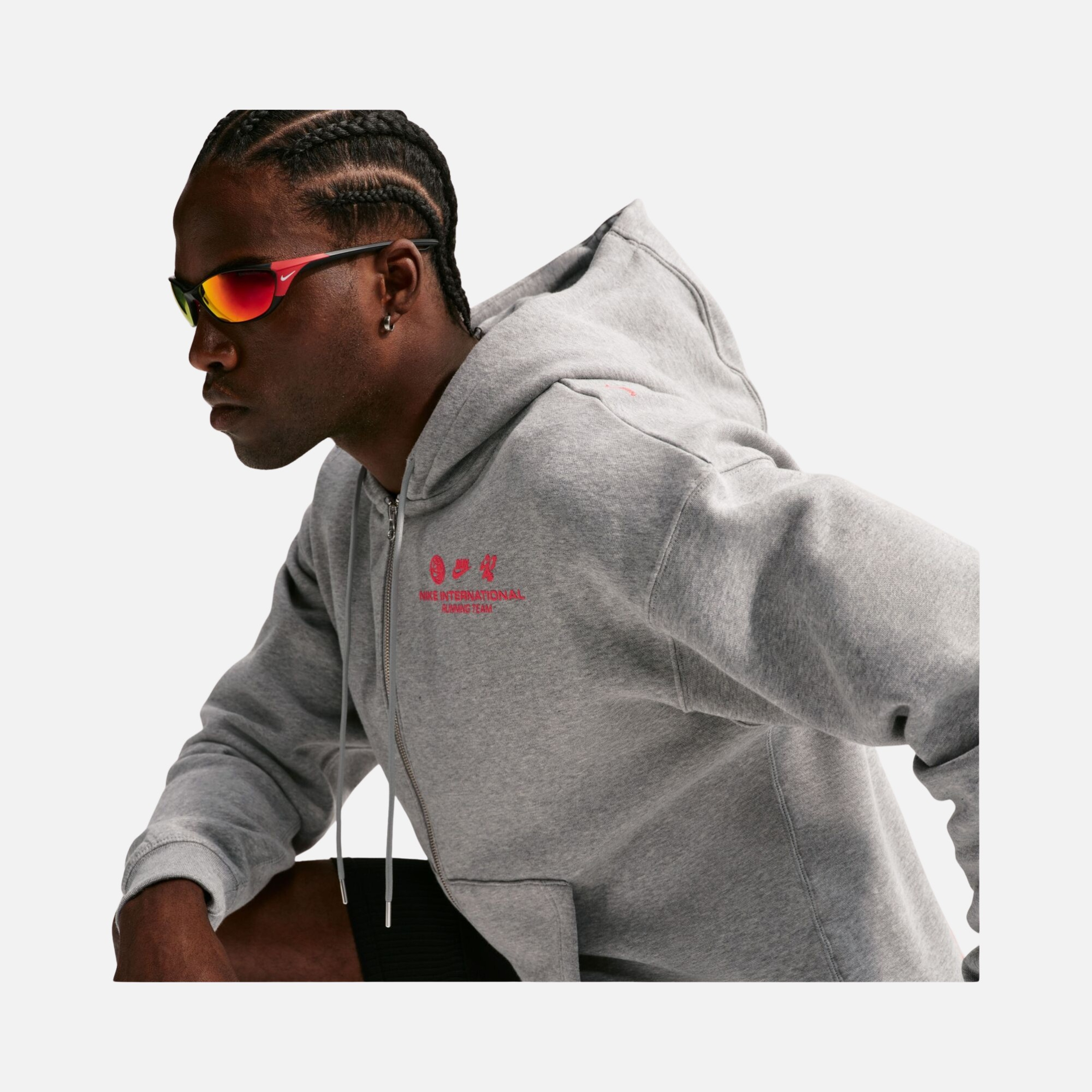 Nike Run Fleece Fermuarlı Erkek Ceket