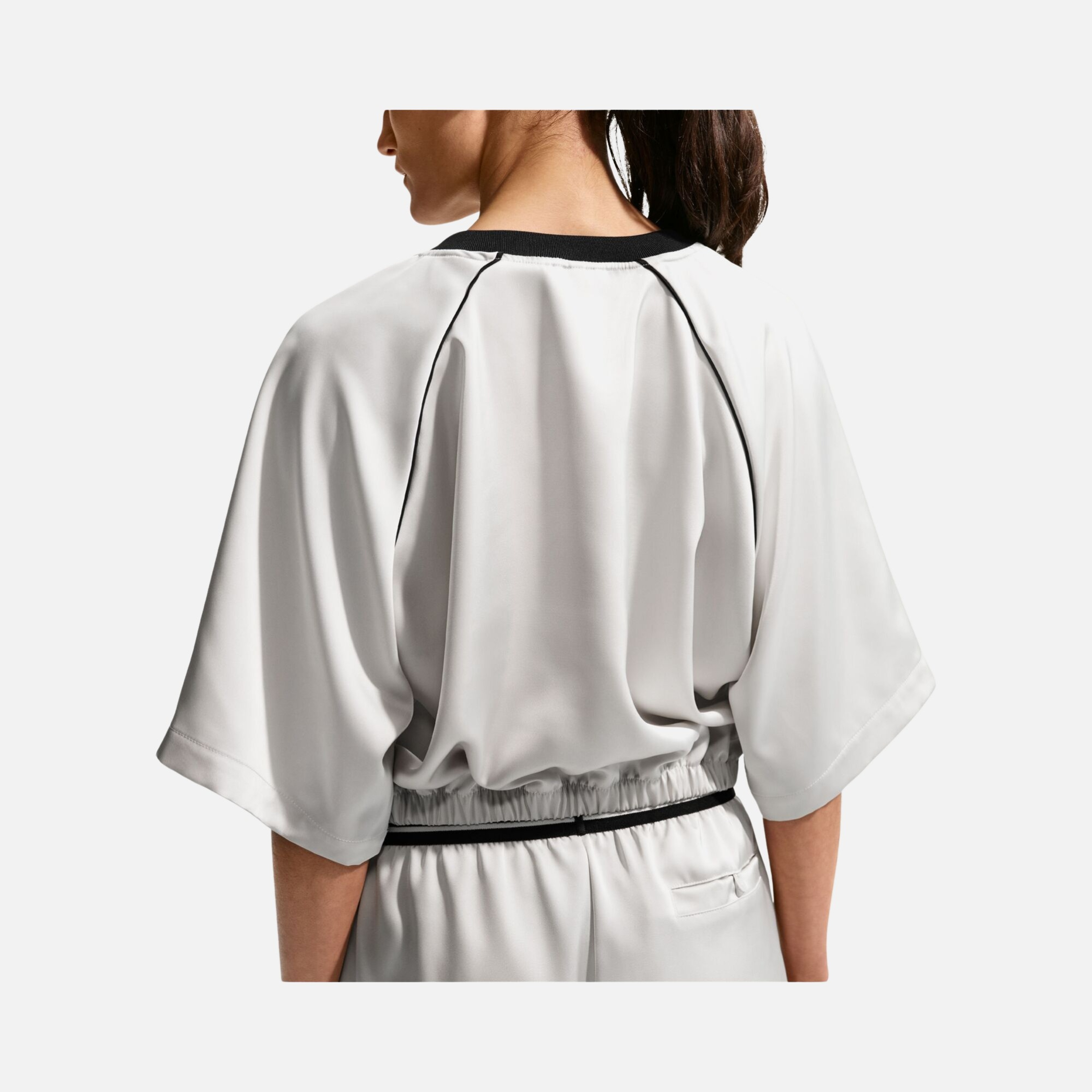 Nike Sportswear Offline Woven Satin Kadın Tişört