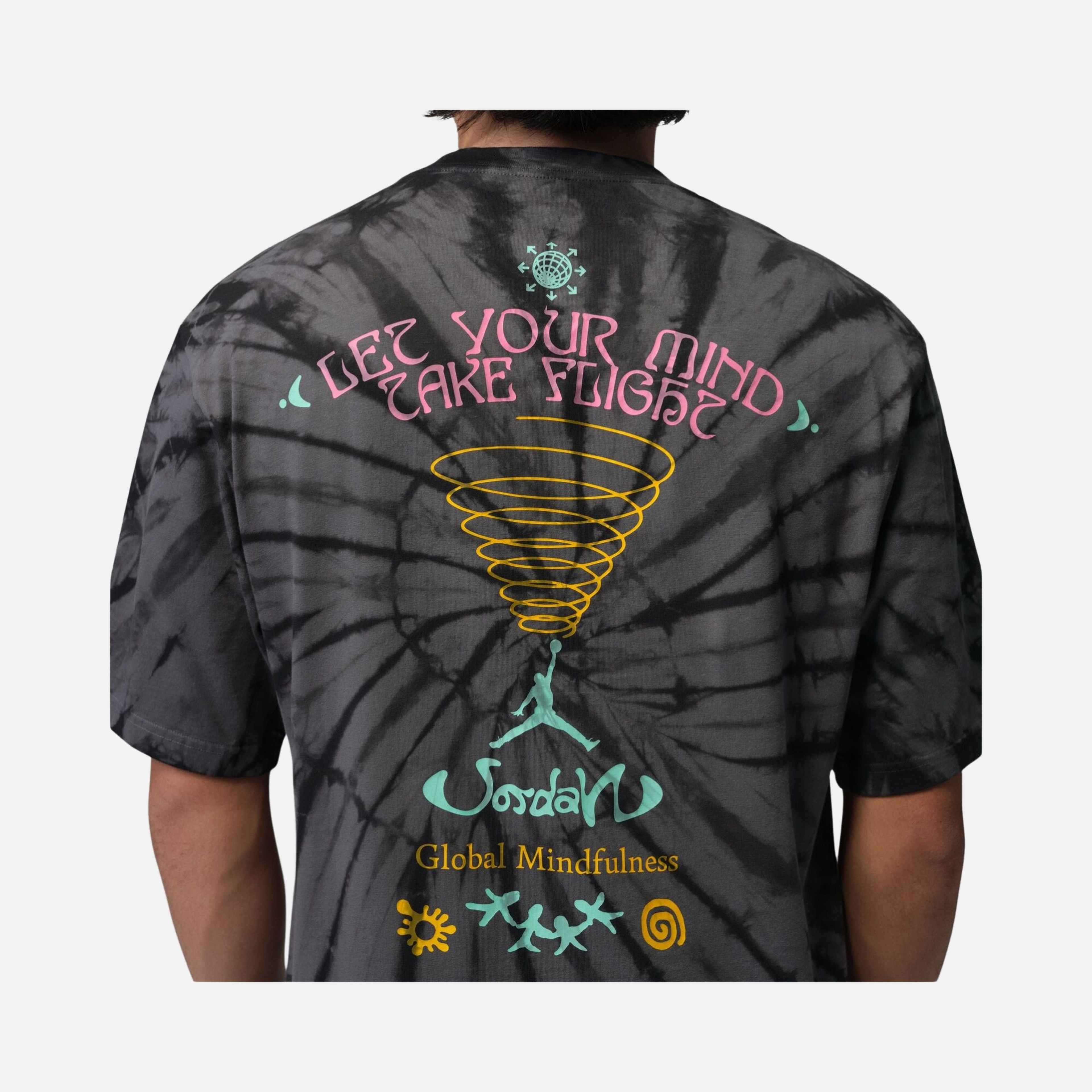 Nike Jordan Brooklyn Tie Dye Fest Ss Crew Erkek Tişört