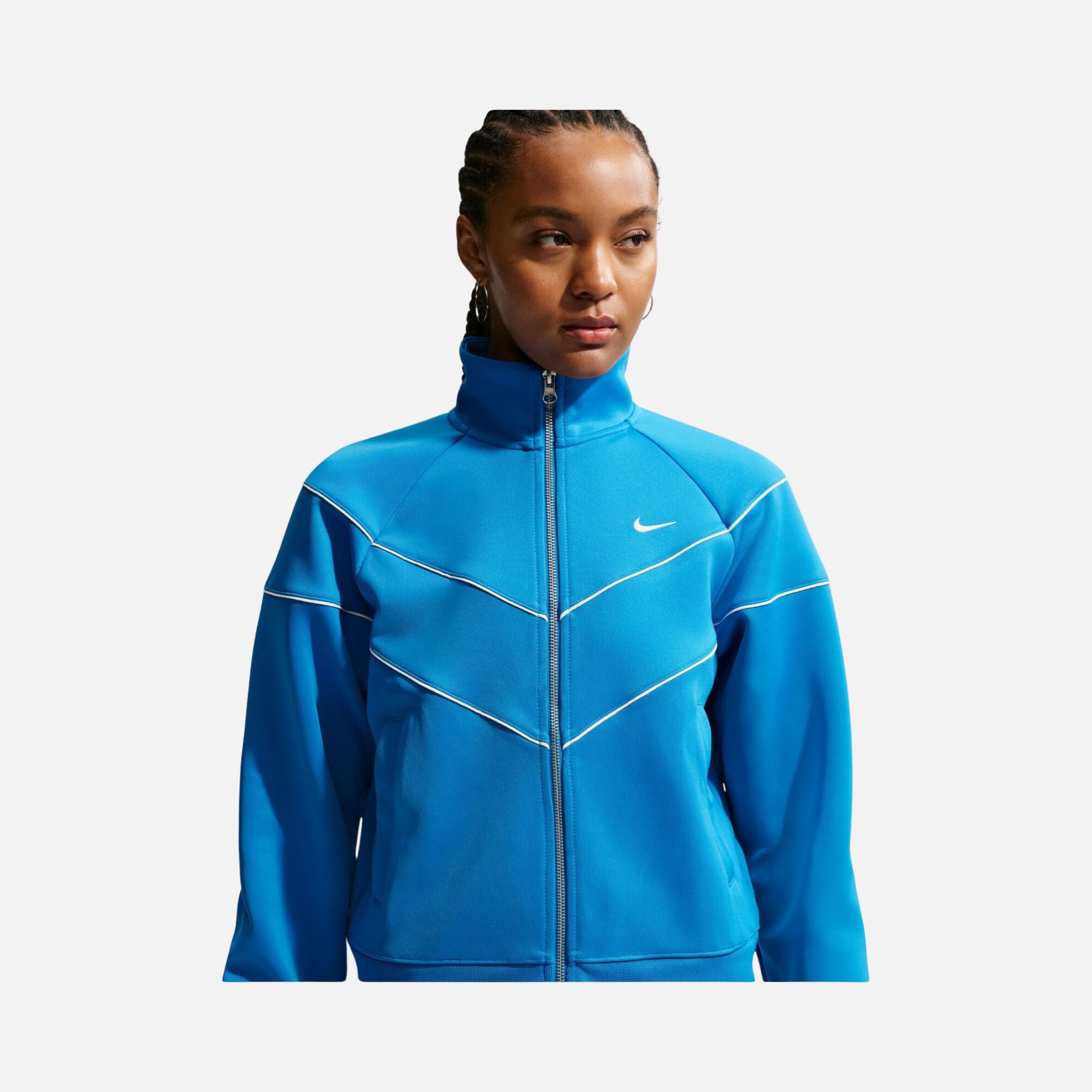 Nike Sportswear Essentials Windrunner Poly Knit Full-Zip Kadın Ceket