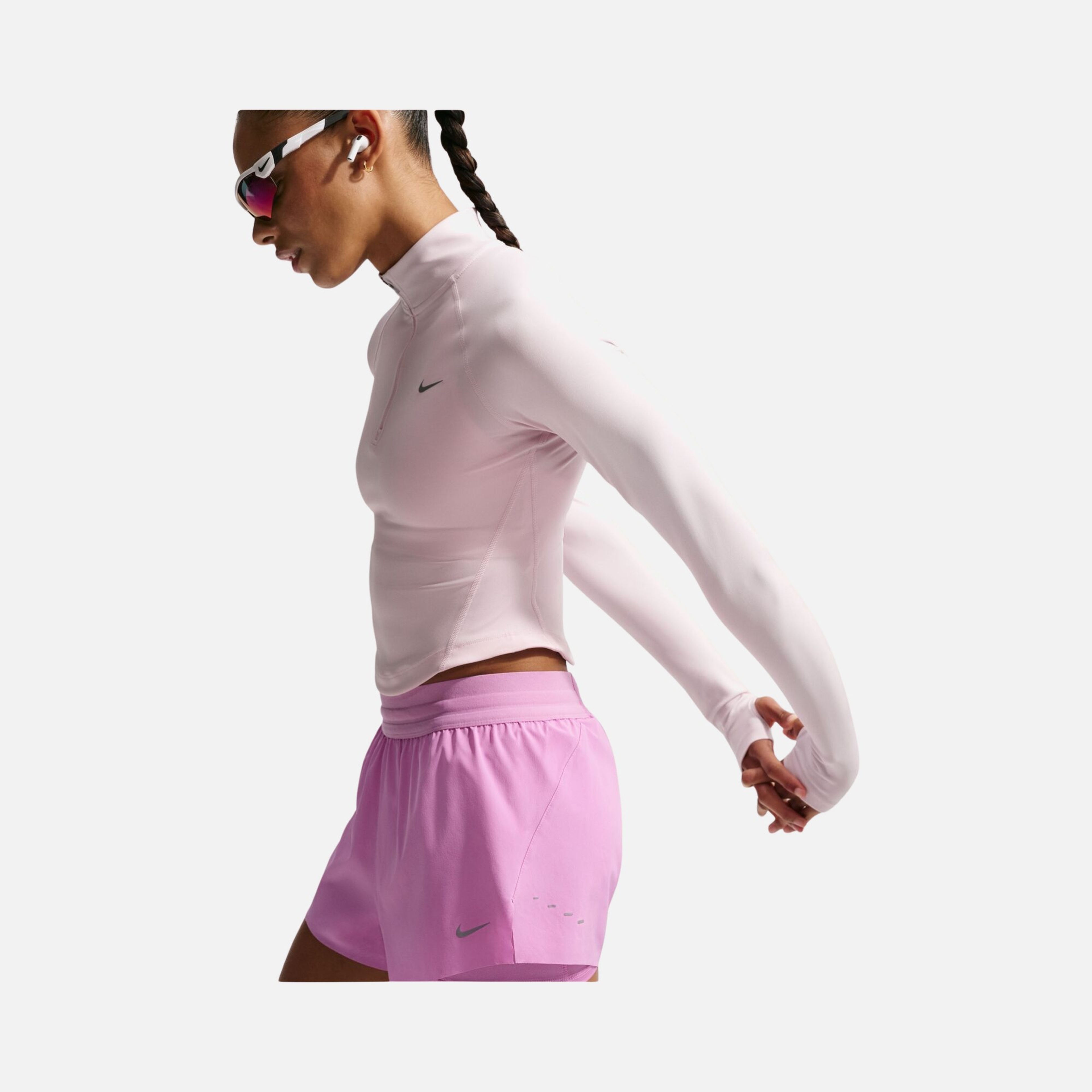 Nike Swift Dri-Fit High Waist 2-in-1 Running Kadın Şort