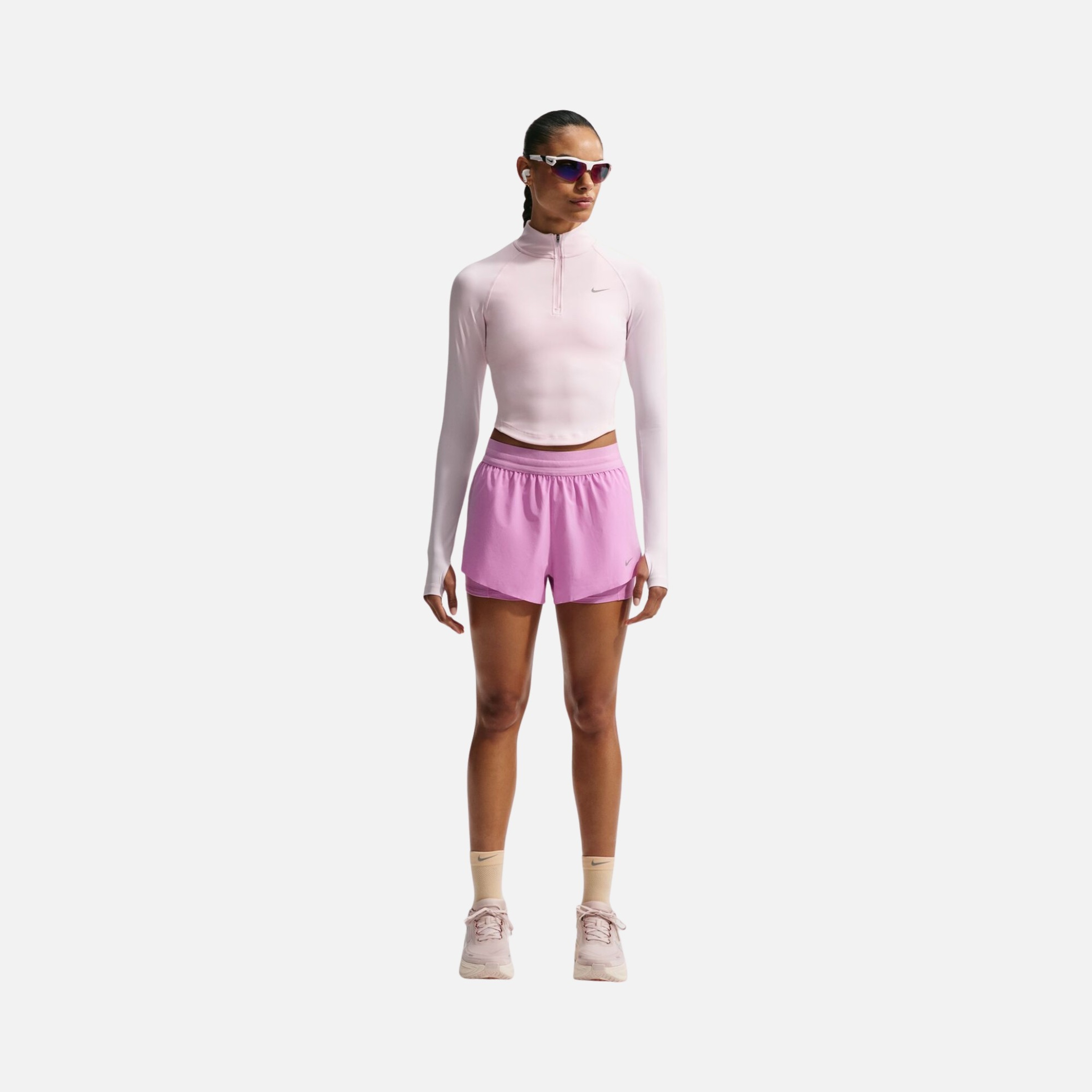 Nike Swift Dri-Fit High Waist 2-in-1 Running Kadın Şort