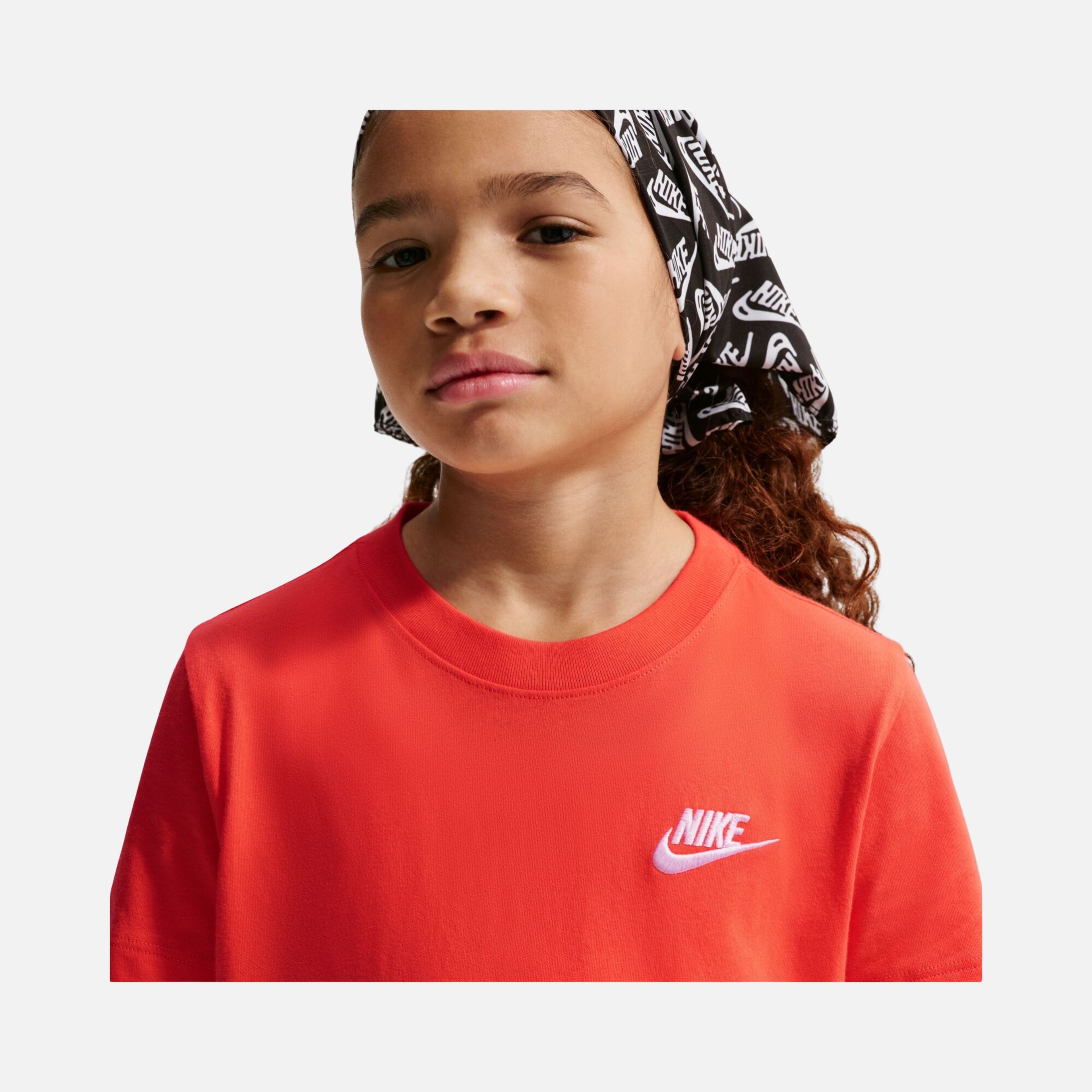 Nike Sportswear Embroidered Futura LBR Short-Sleeve Çocuk Tişört