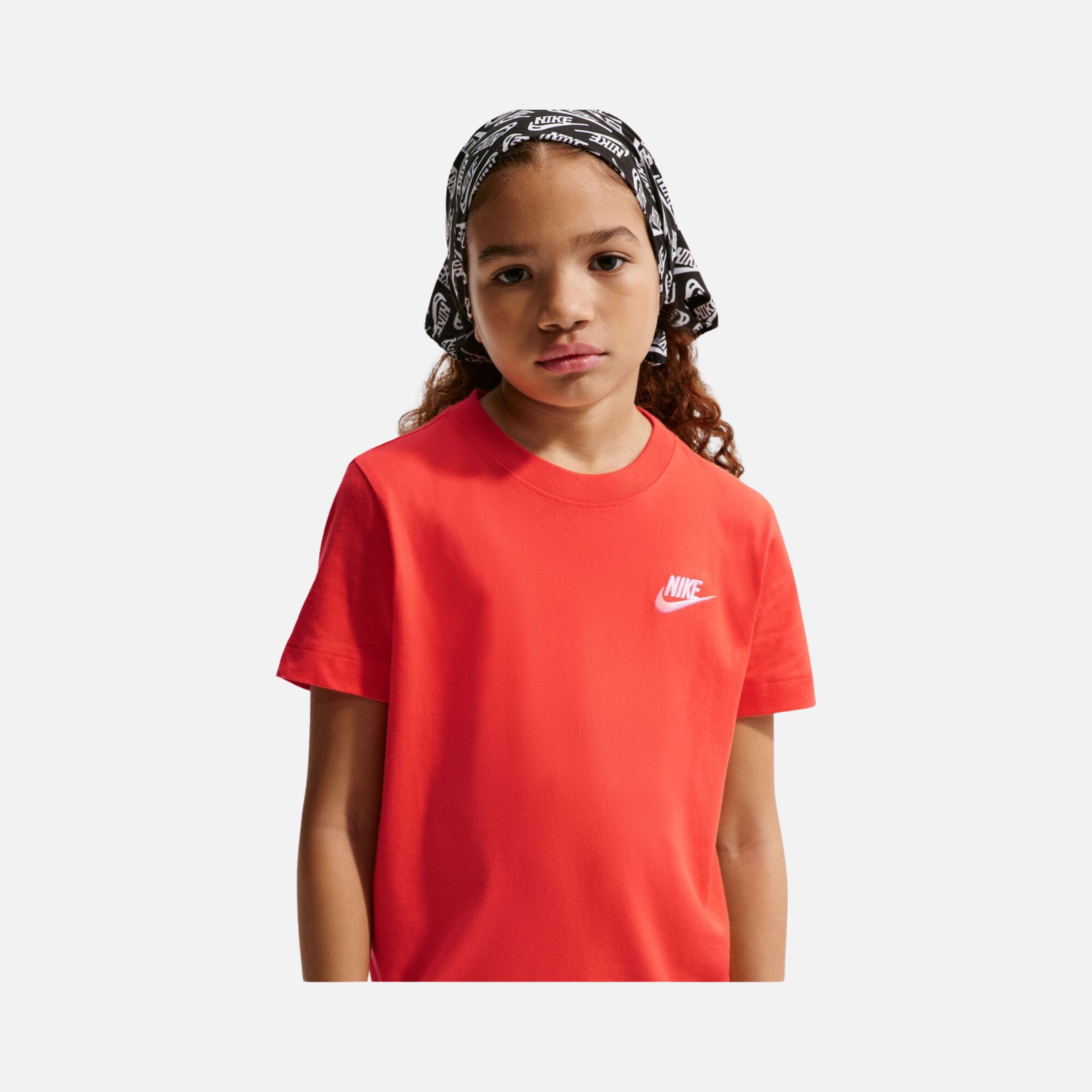 Nike Sportswear Embroidered Futura LBR Short-Sleeve Çocuk Tişört