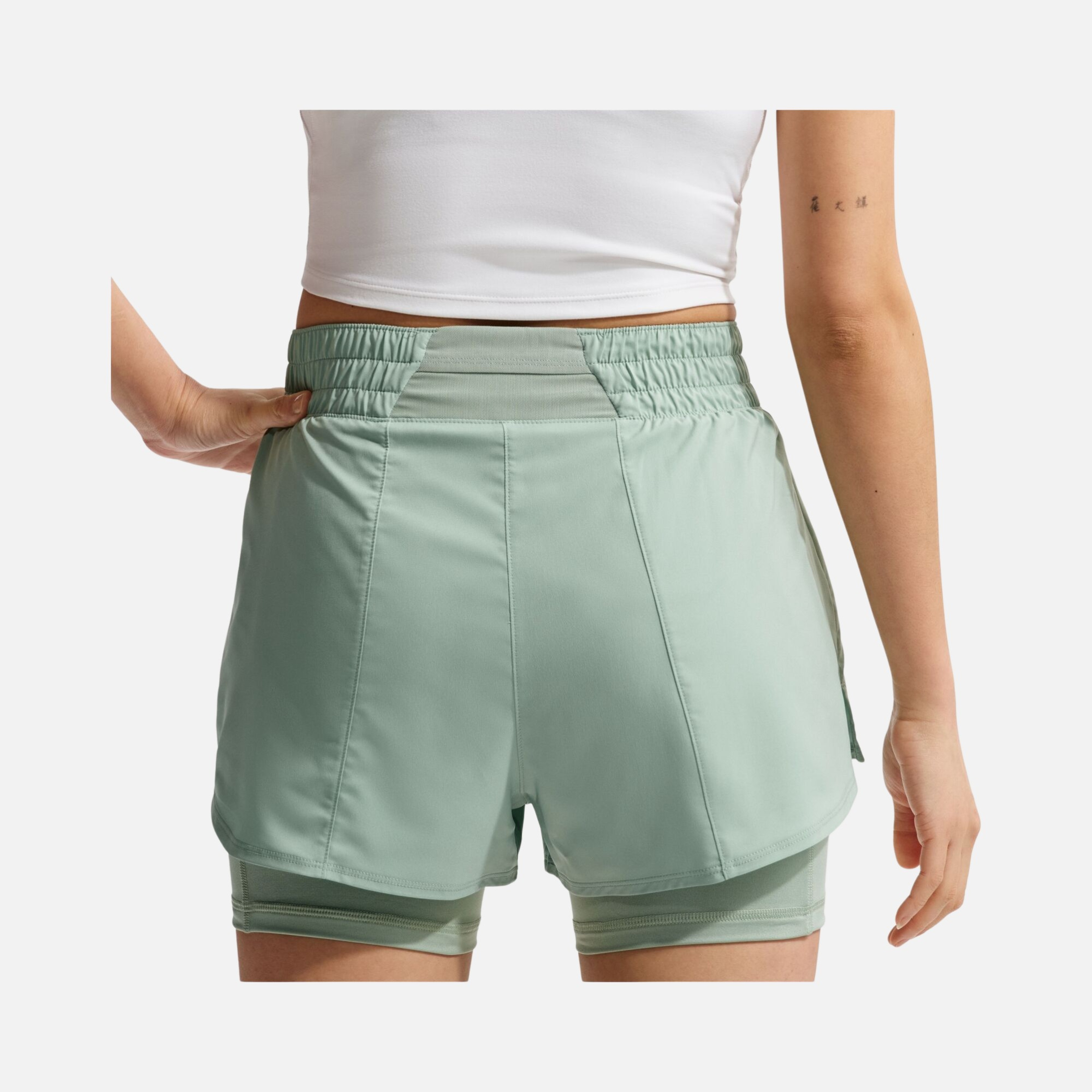 Nike Dri-Fit One High-Waisted 3" 2-in-1 Training Kadın Şort