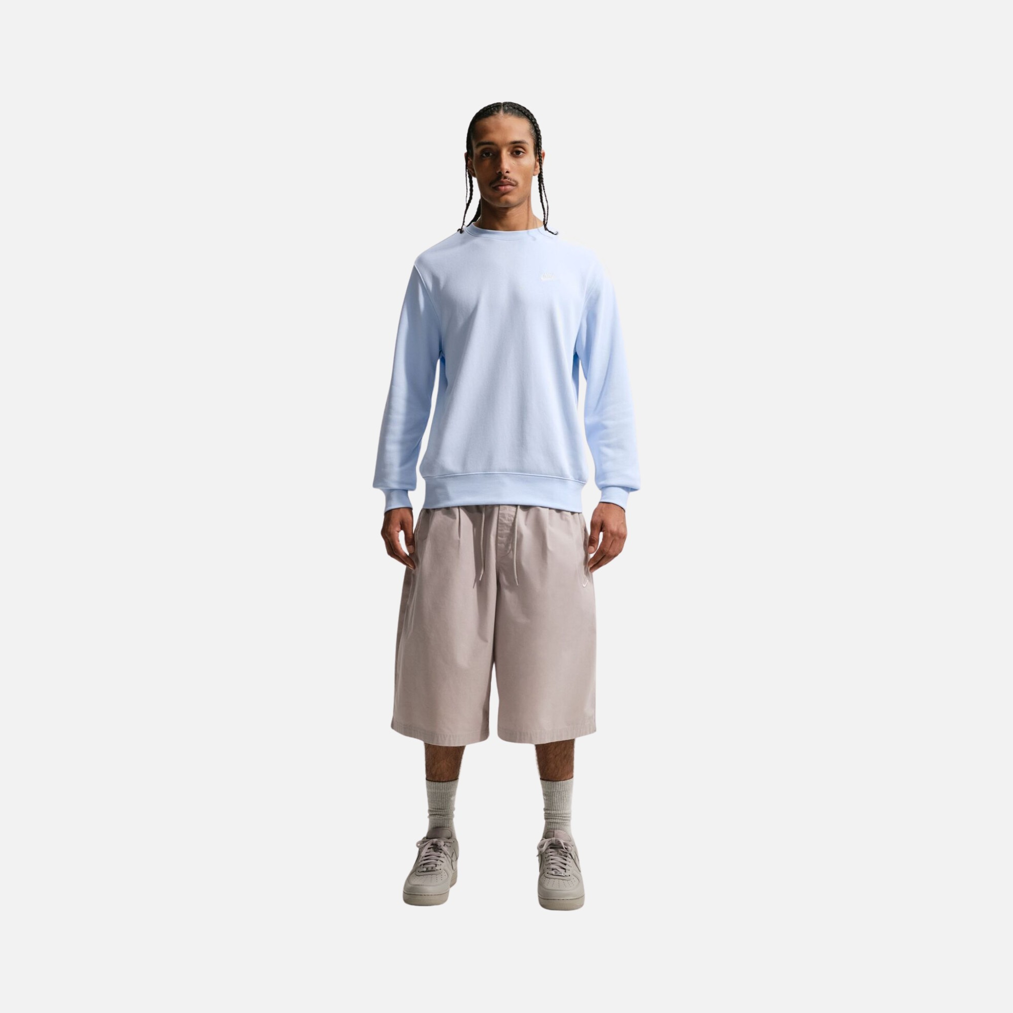 Nike Sportswear Club French Terry Crew Erkek Sweatshirt