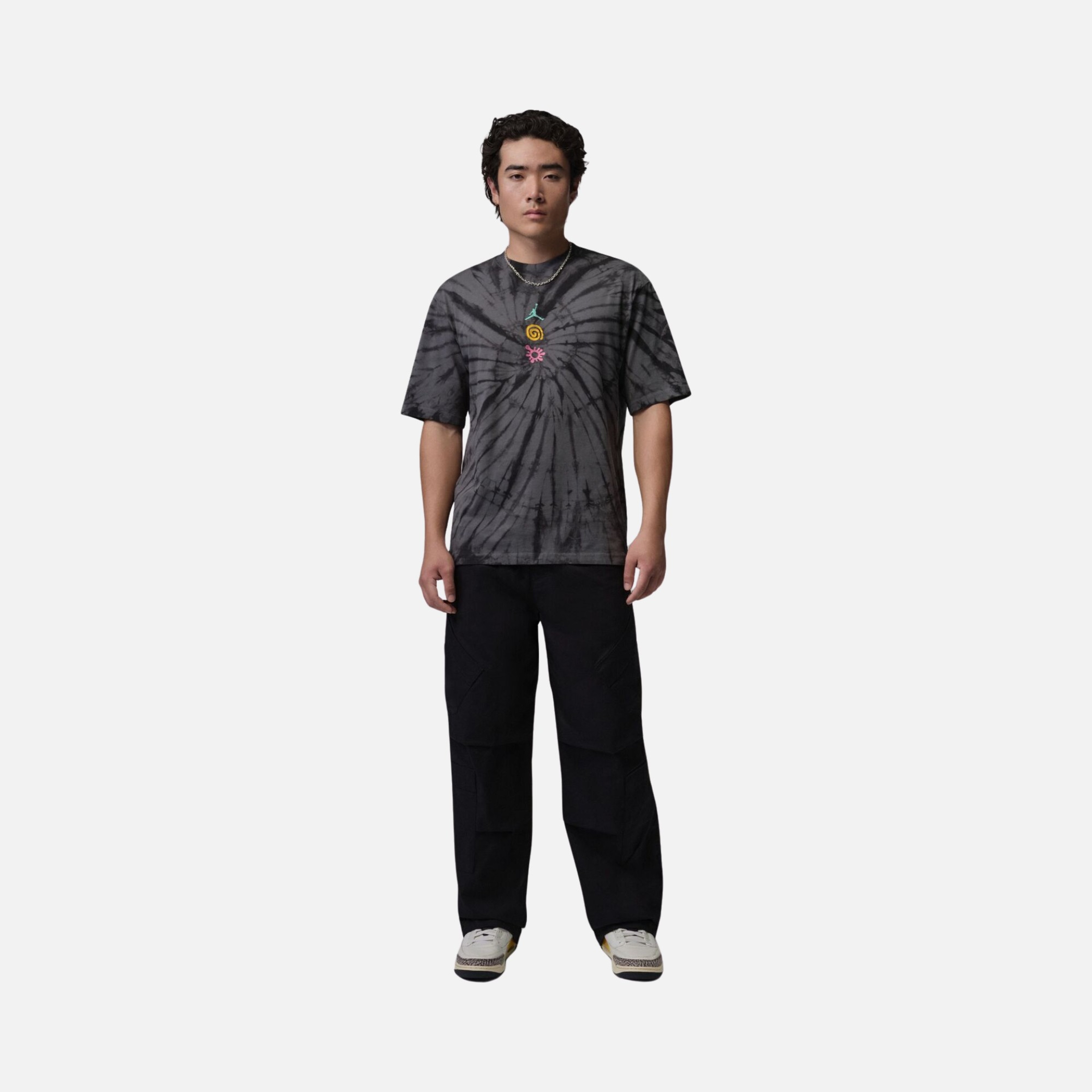 Nike Jordan Brooklyn Tie Dye Fest Ss Crew Erkek Tişört