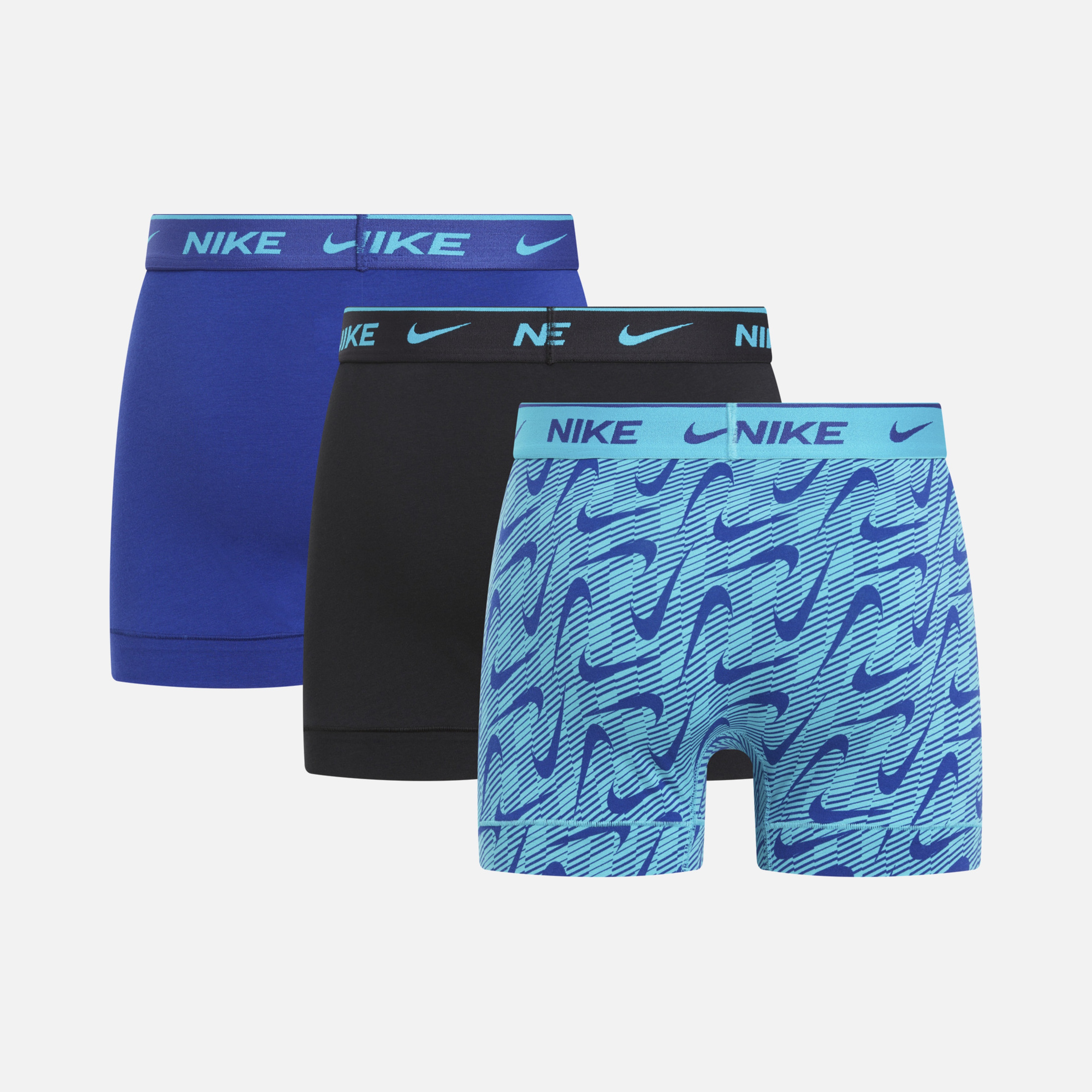 Nike Logo Printed Trunk 3'lü Erkek Boxer
