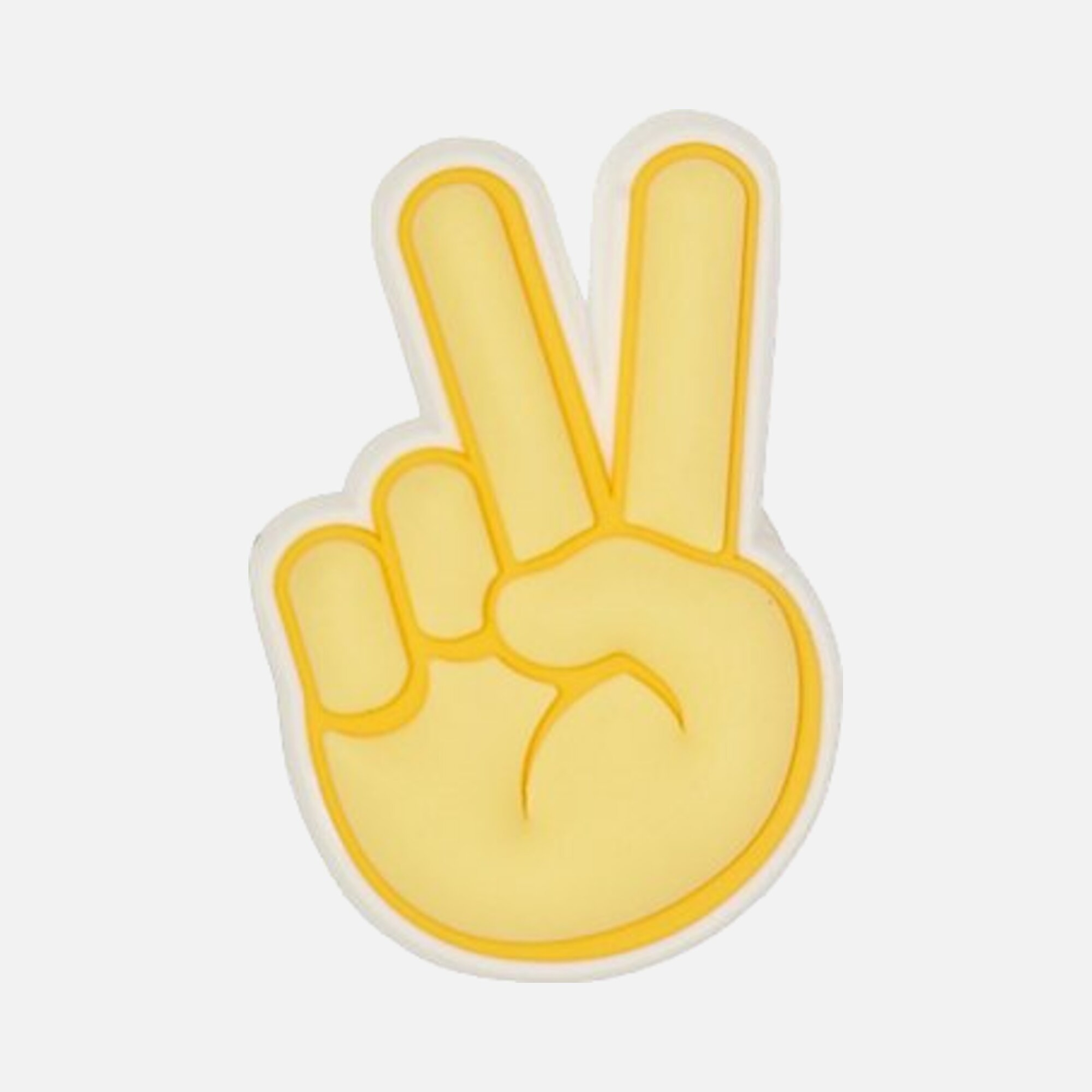 Crocs Peace Hand Sign Charm