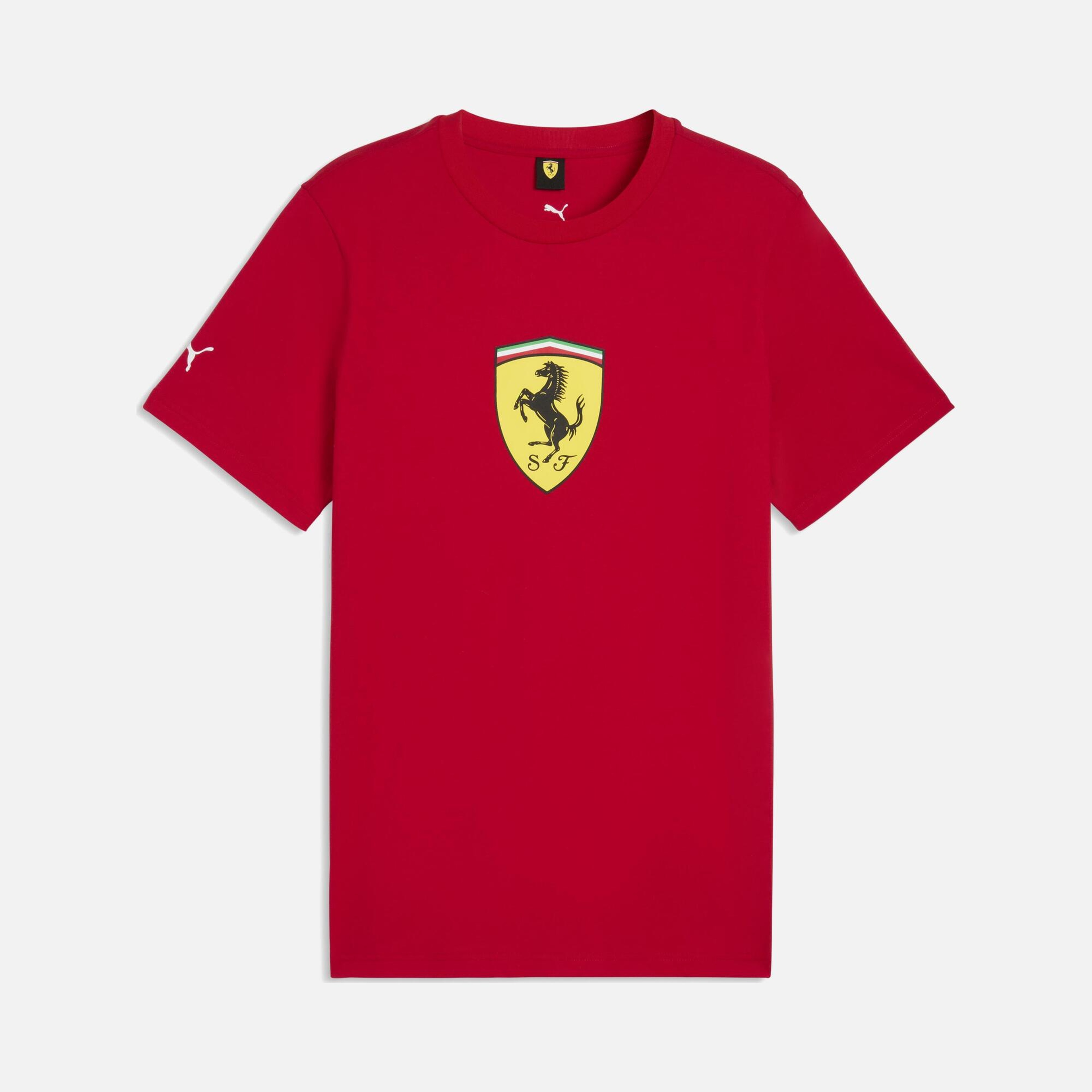 Puma Scuderia Ferrari Colored Shield Erkek Tişört