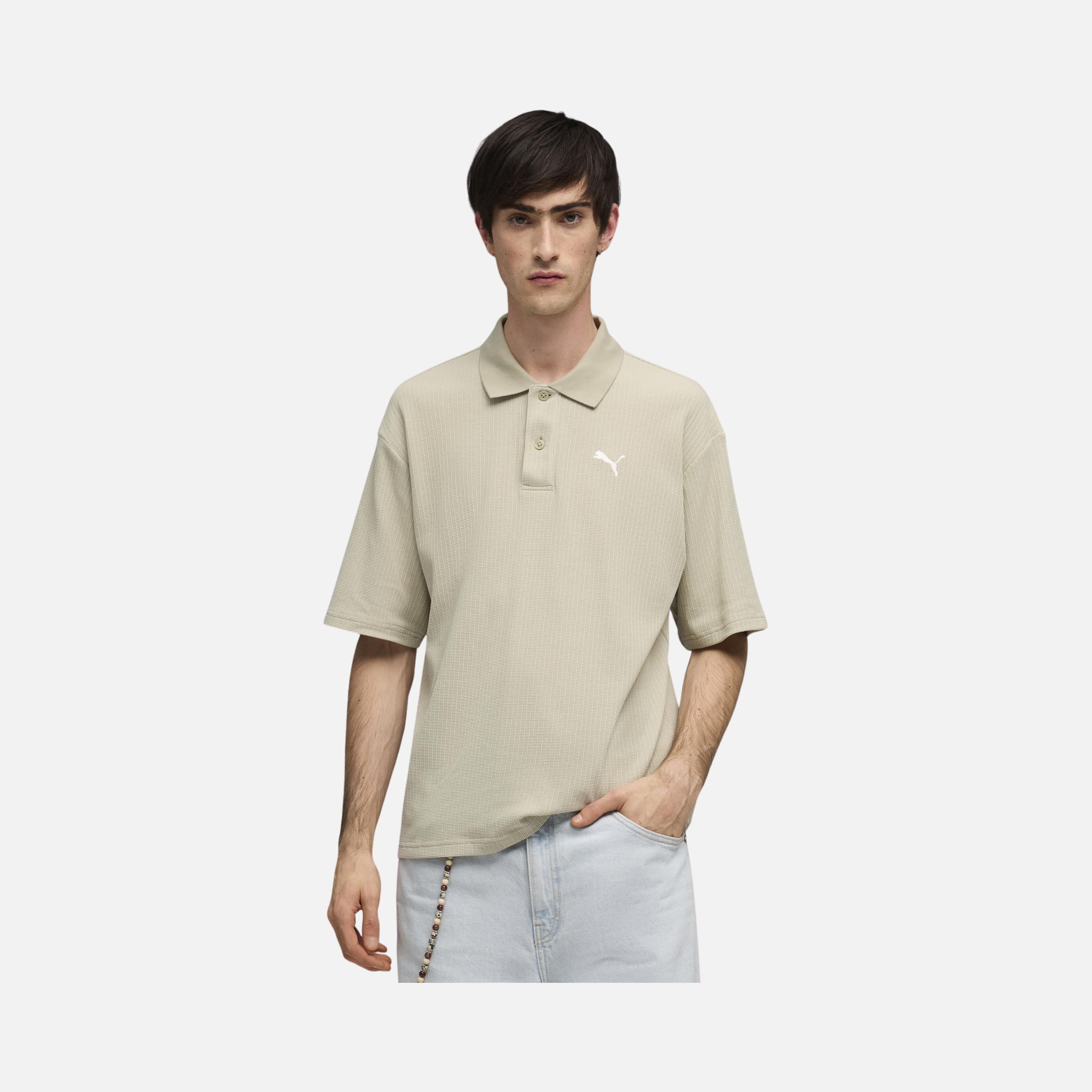 Puma Wardrobe Ess Boxy Polo Erkek Tişört