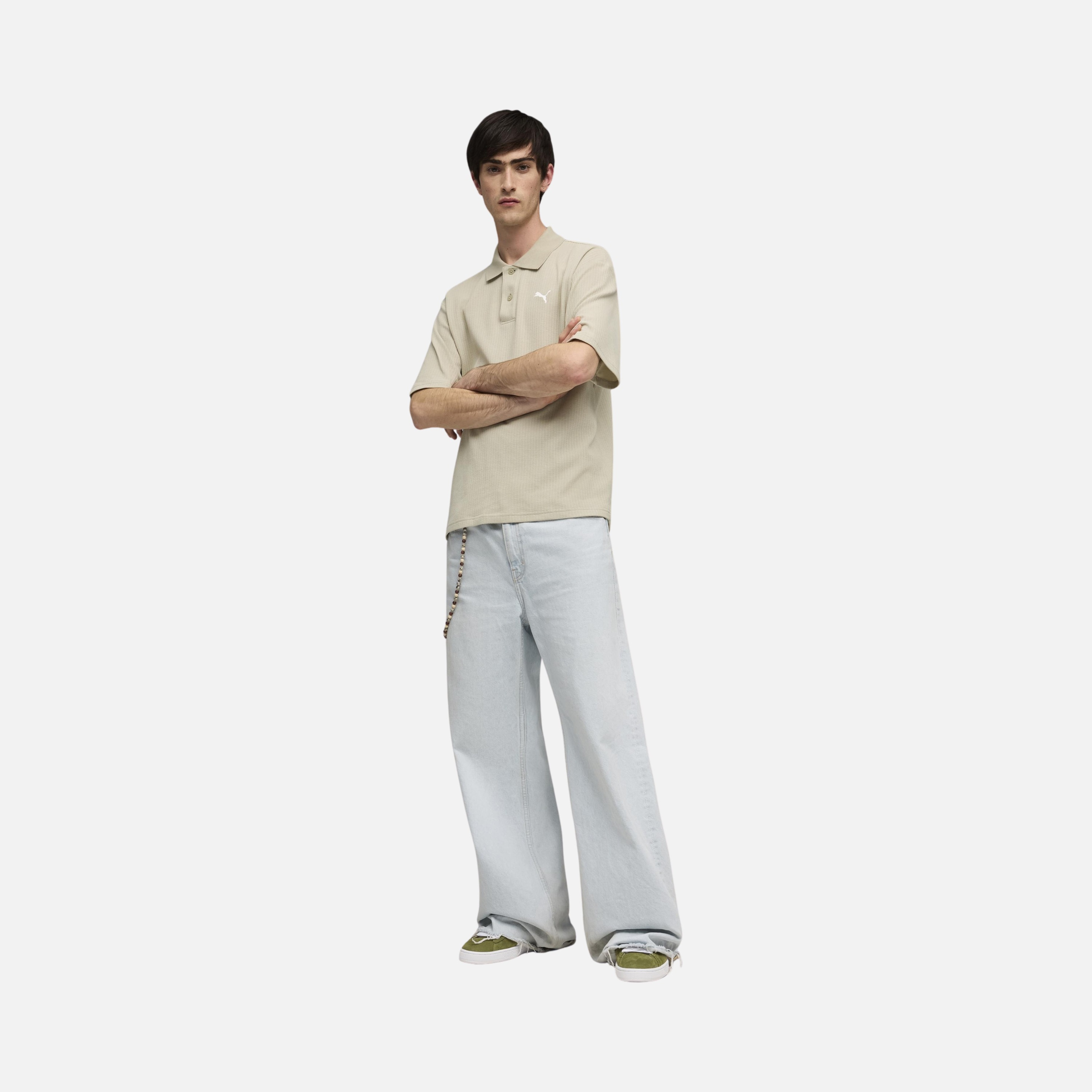 Puma Wardrobe Ess Boxy Polo Erkek Tişört