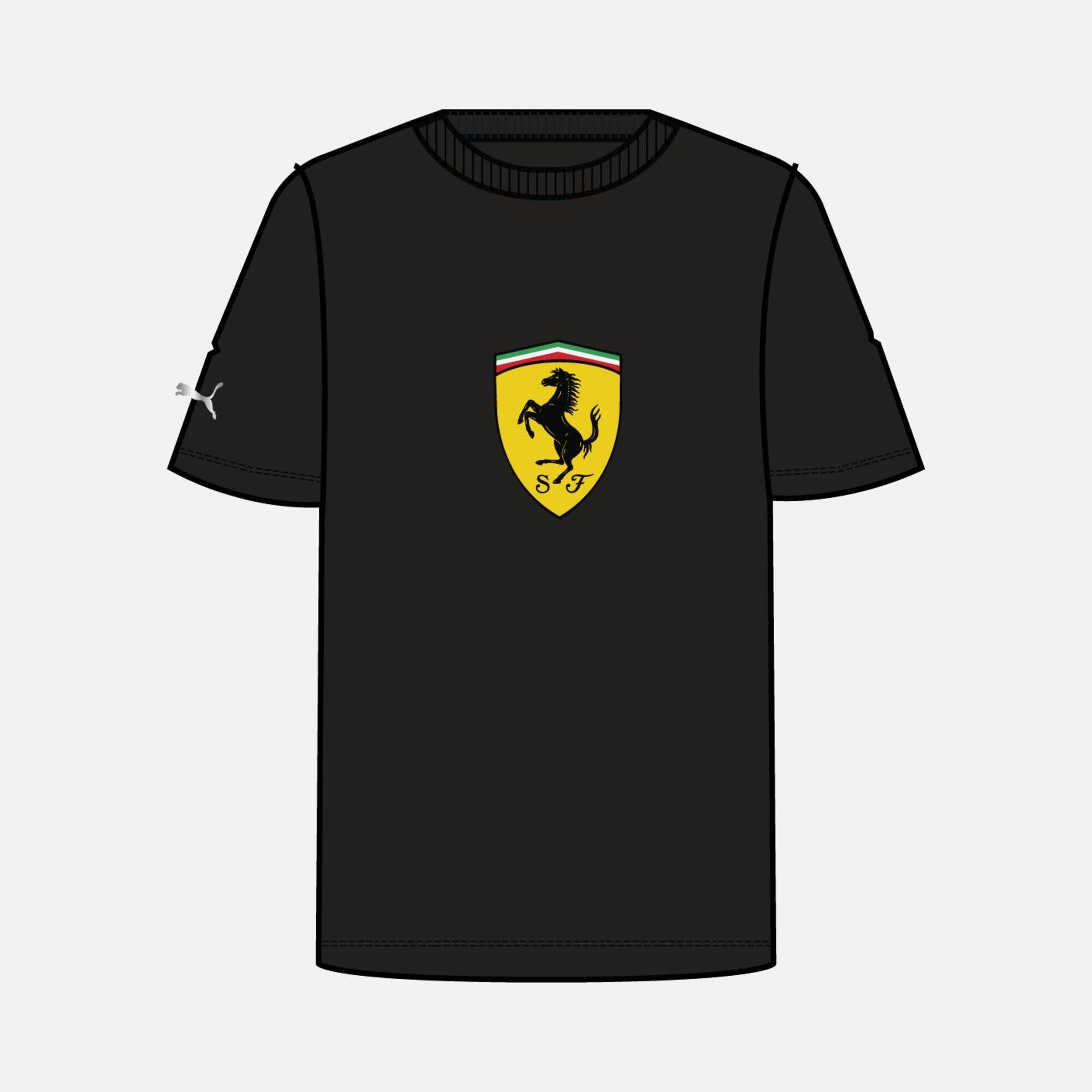 Puma Scuderia Ferrari Colored Shield Erkek Tişört
