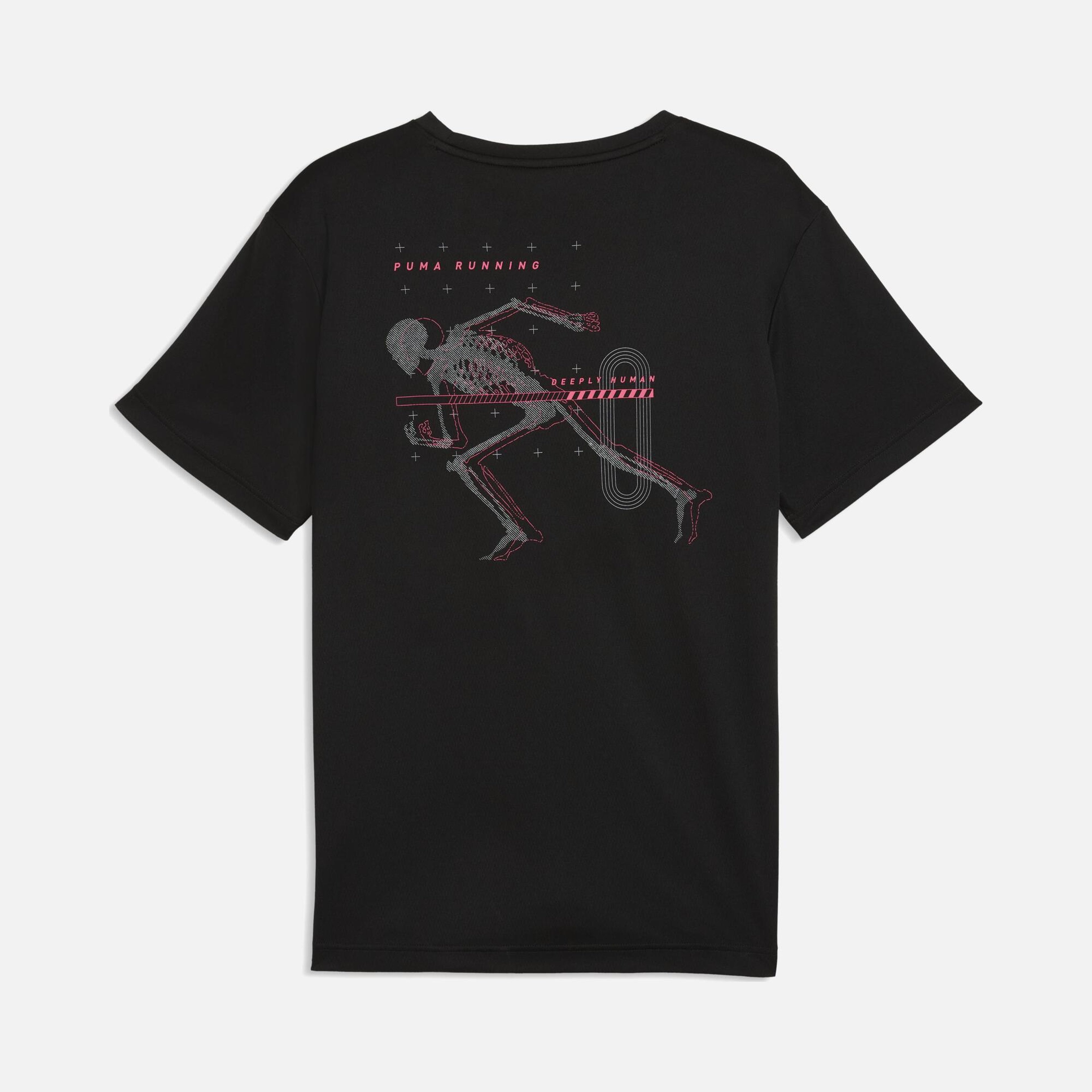 Puma Run Illustration Graphic Erkek Tişört