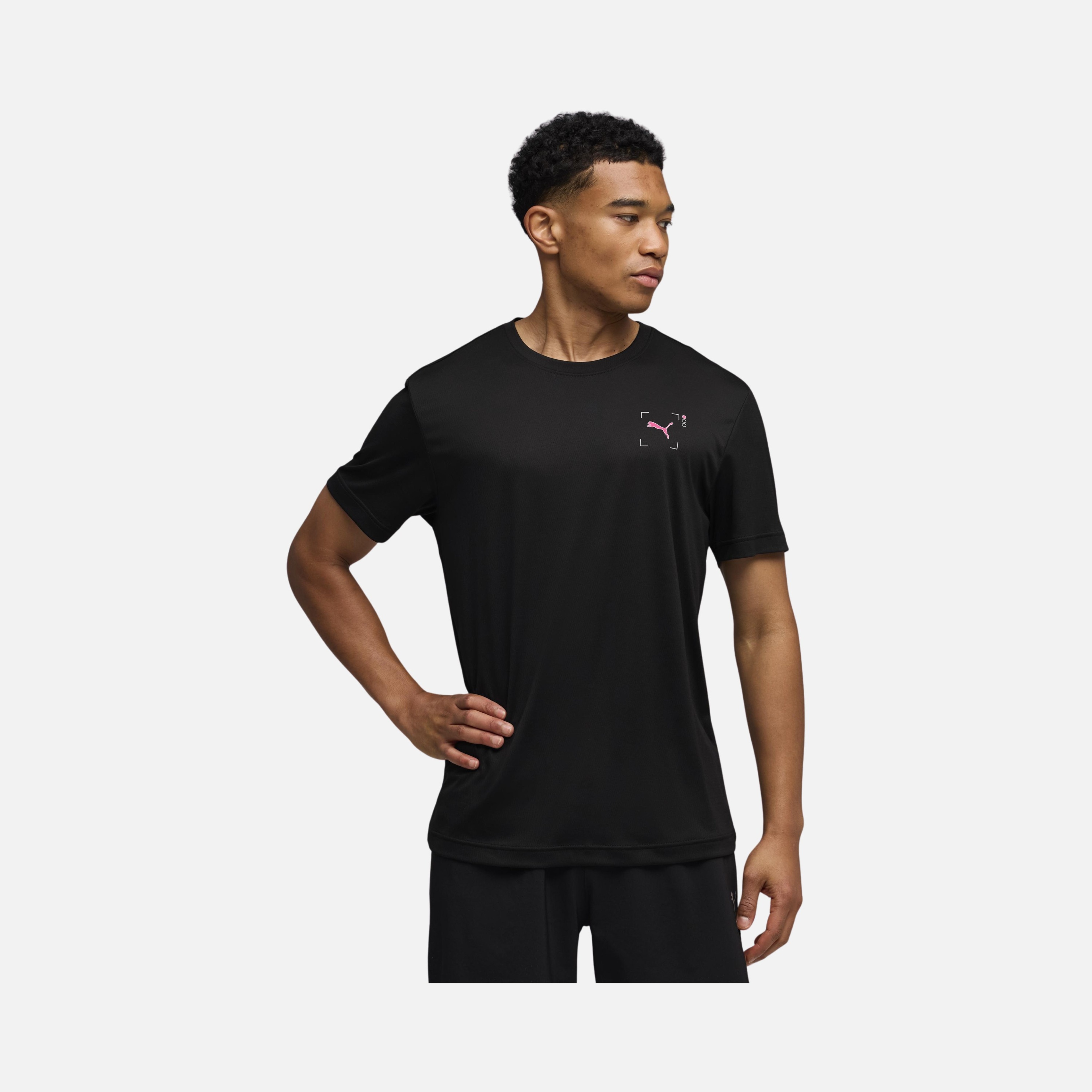 Puma Run Illustration Graphic Erkek Tişört