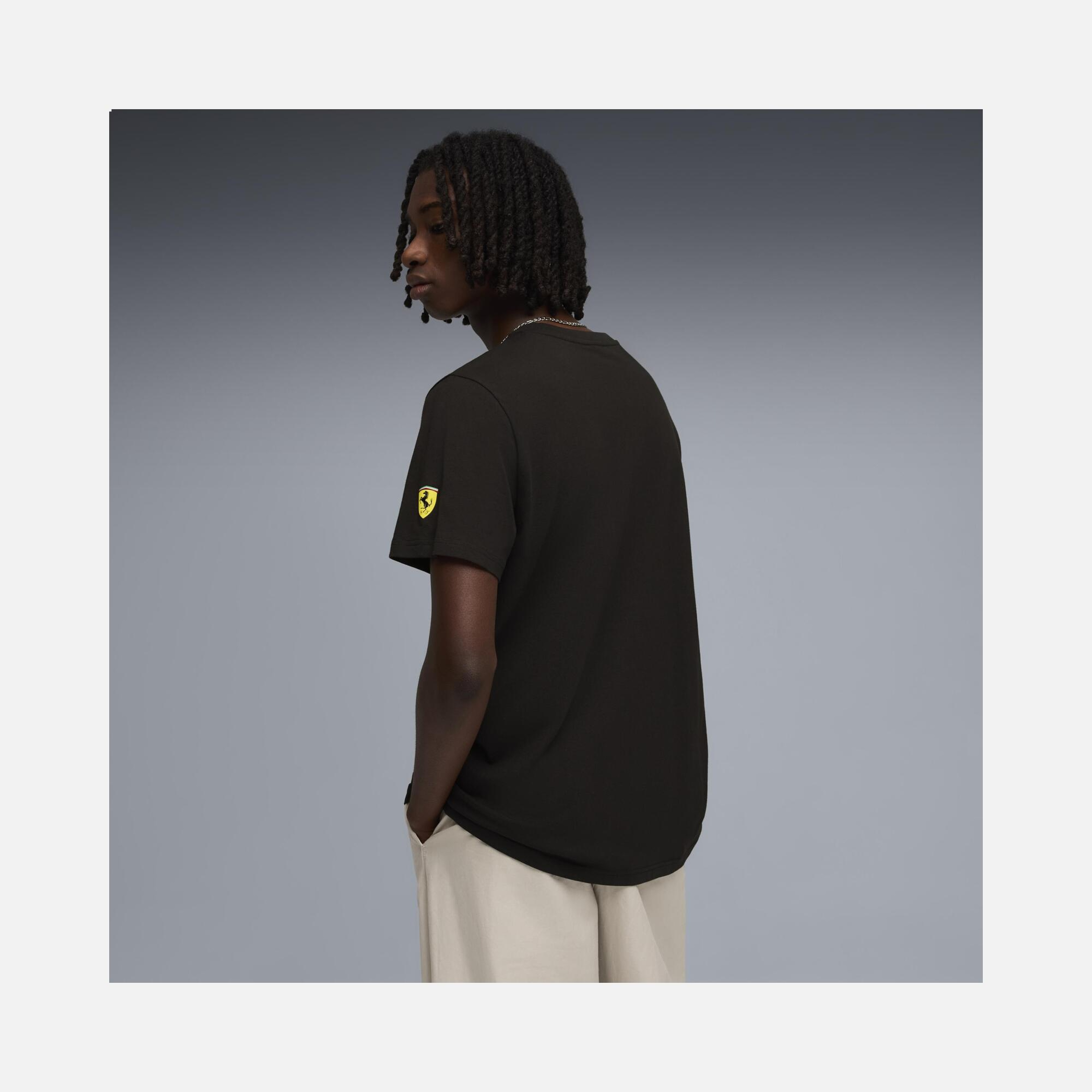 Puma Scuderia Ferrari Tonal Shield Erkek Tişört