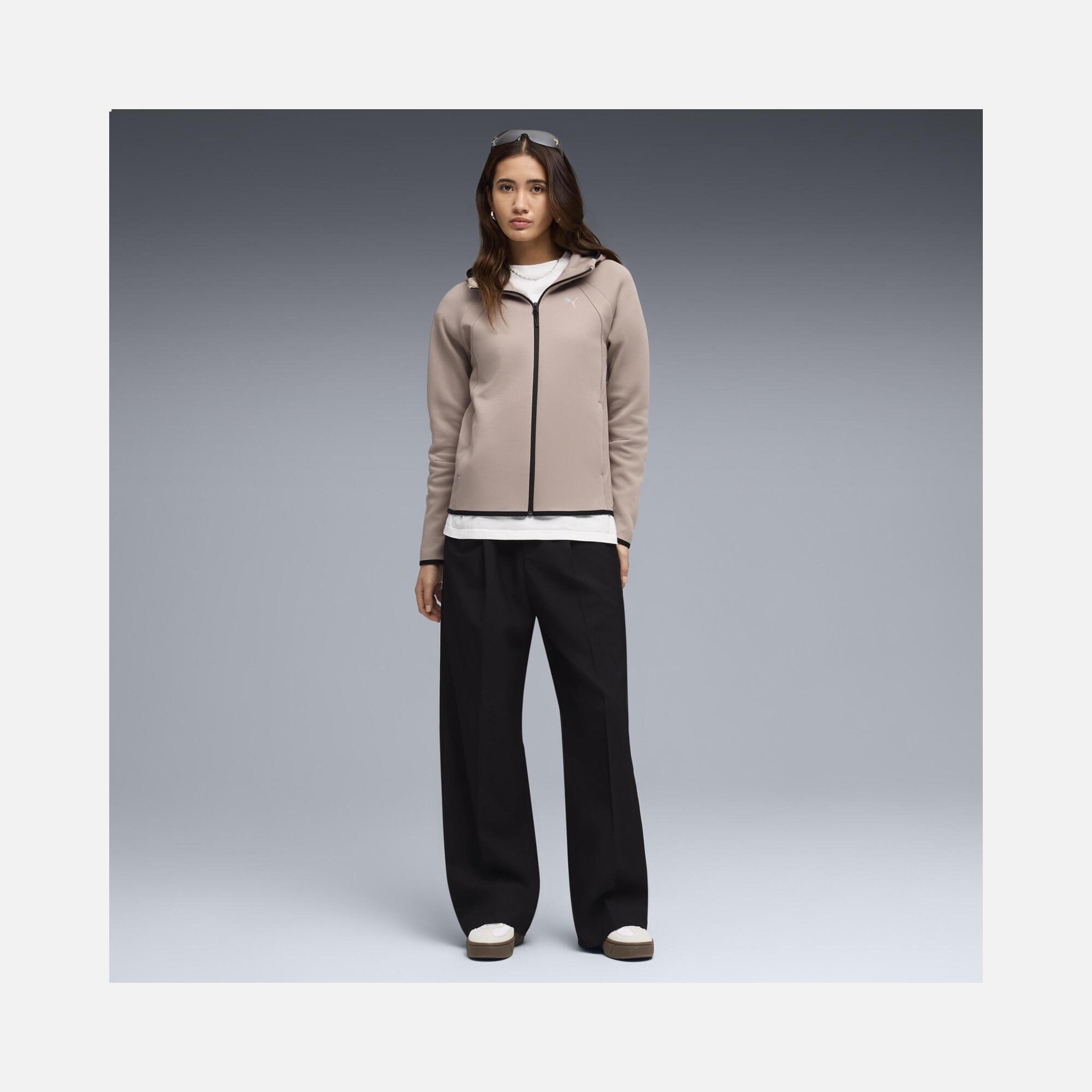 Puma Evostripe Full Zip Hoodie Kadın Ceket