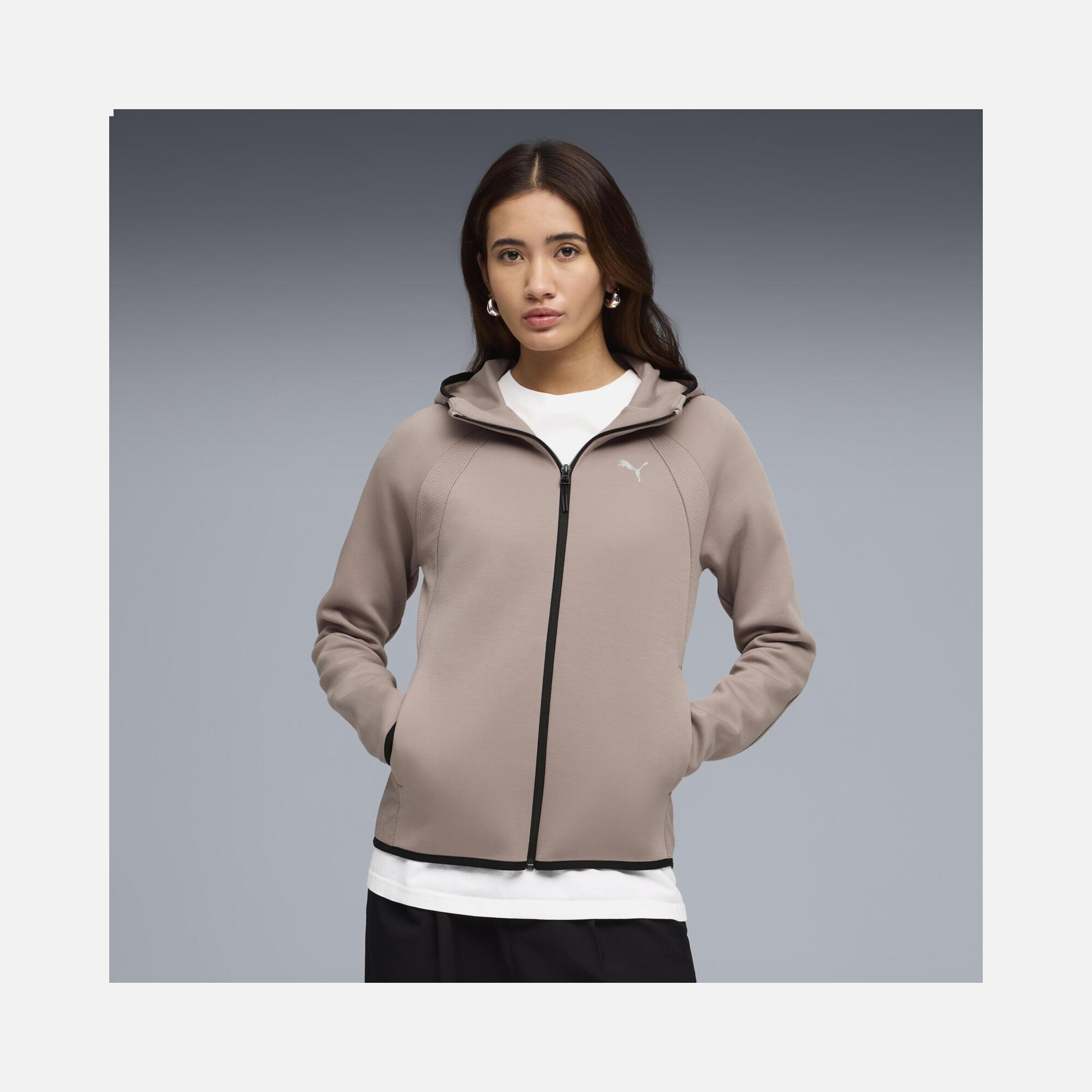 Puma Evostripe Full Zip Hoodie Kadın Ceket