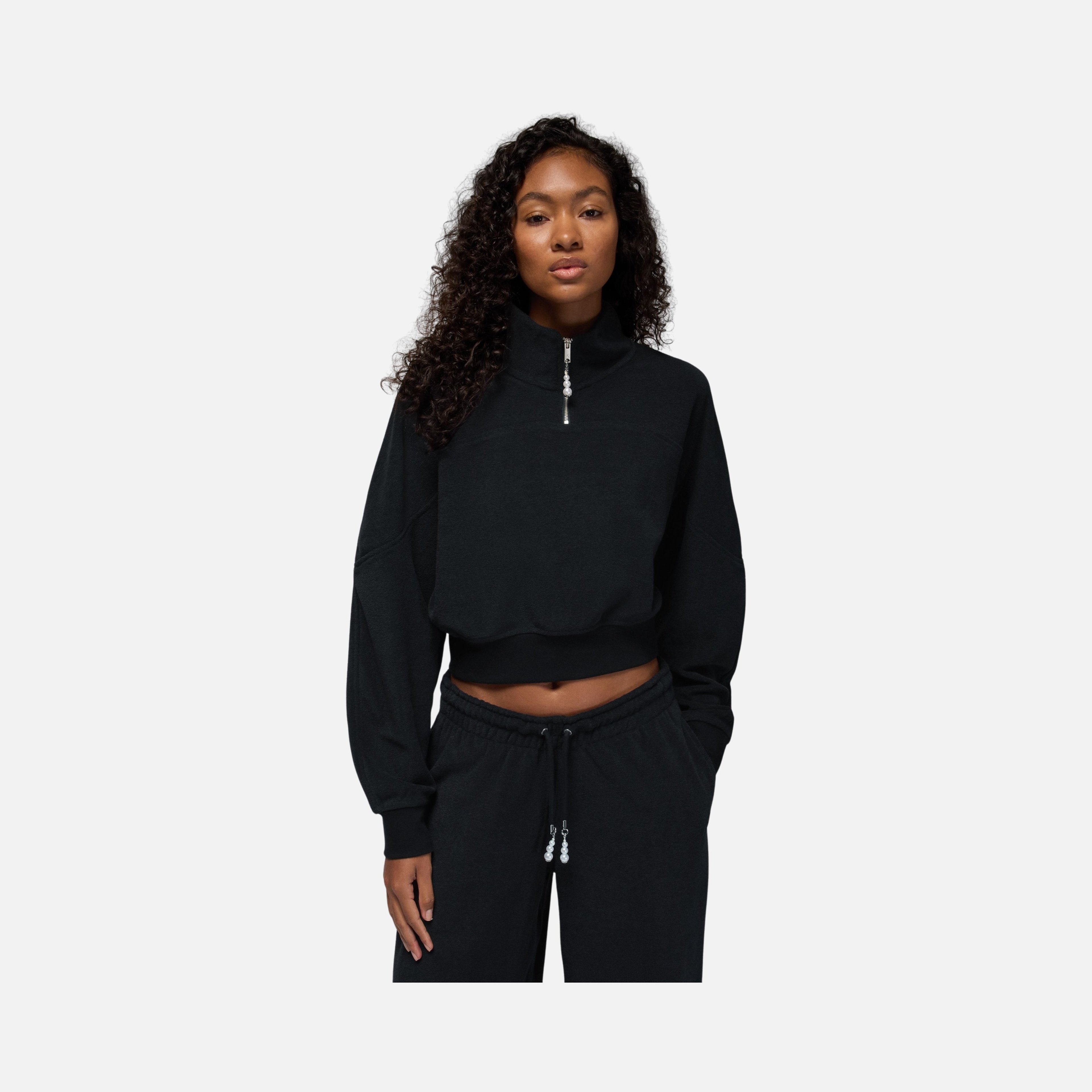 Nike Jordan Flt Flc Qz Ssnl Kadın Sweatshirt