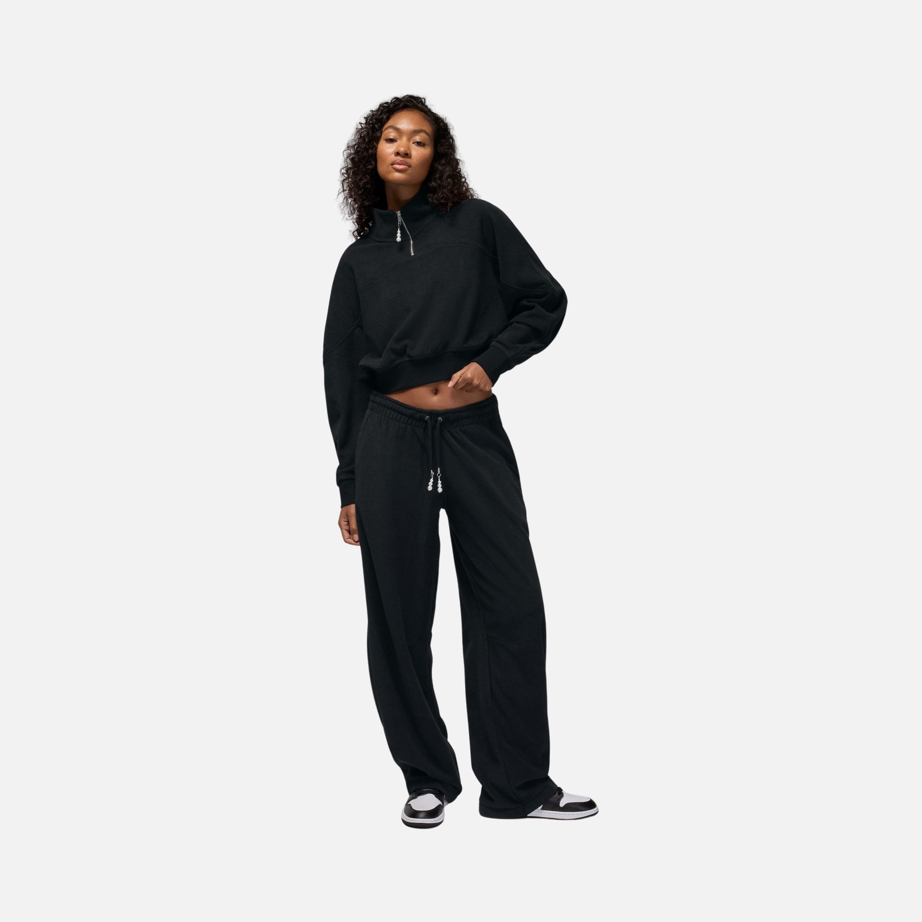 Nike Jordan Flt Flc Qz Ssnl Kadın Sweatshirt