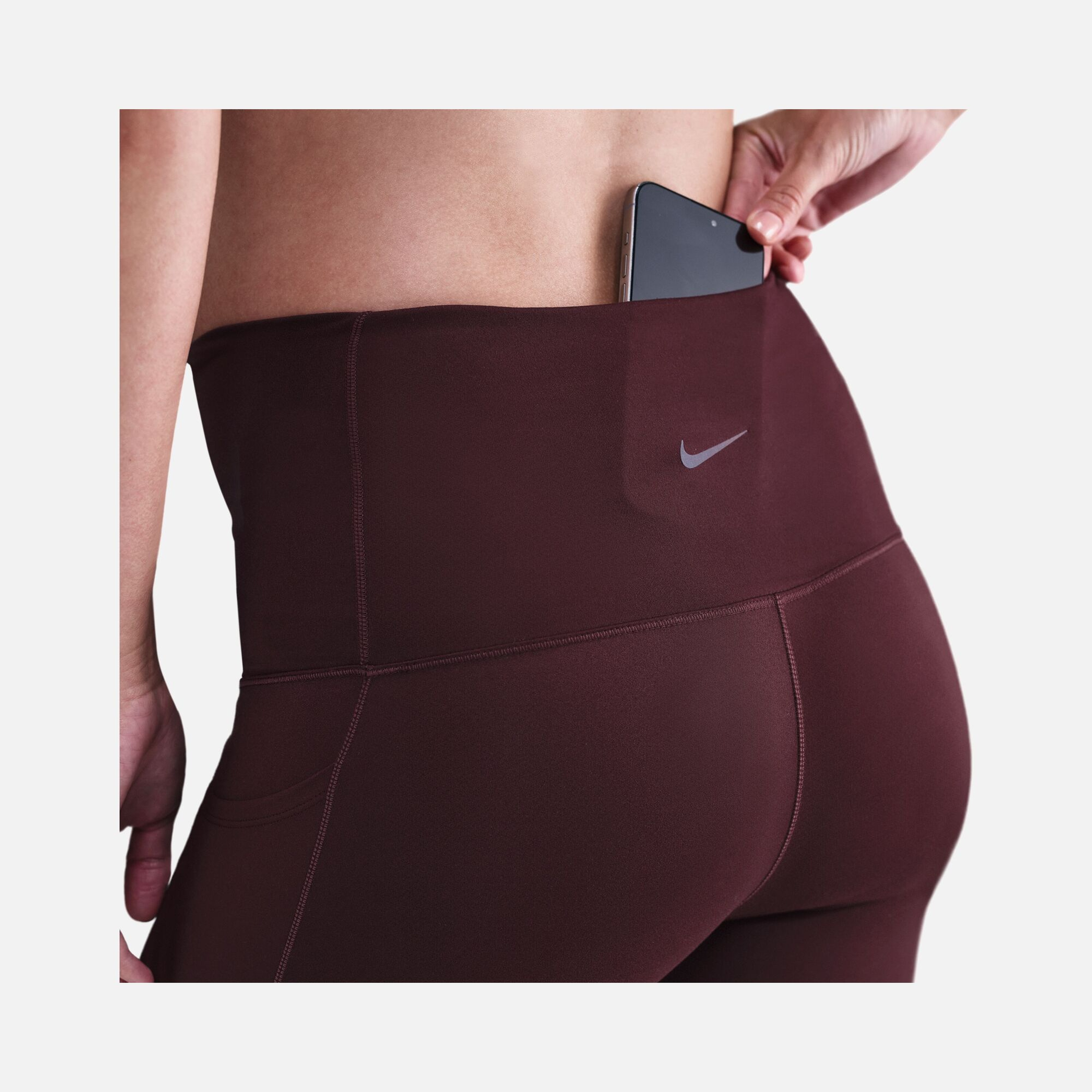 Nike One Dri-Fit High-Waisted 7/8 With Pockets Training (Maternity) Kadın Tayt