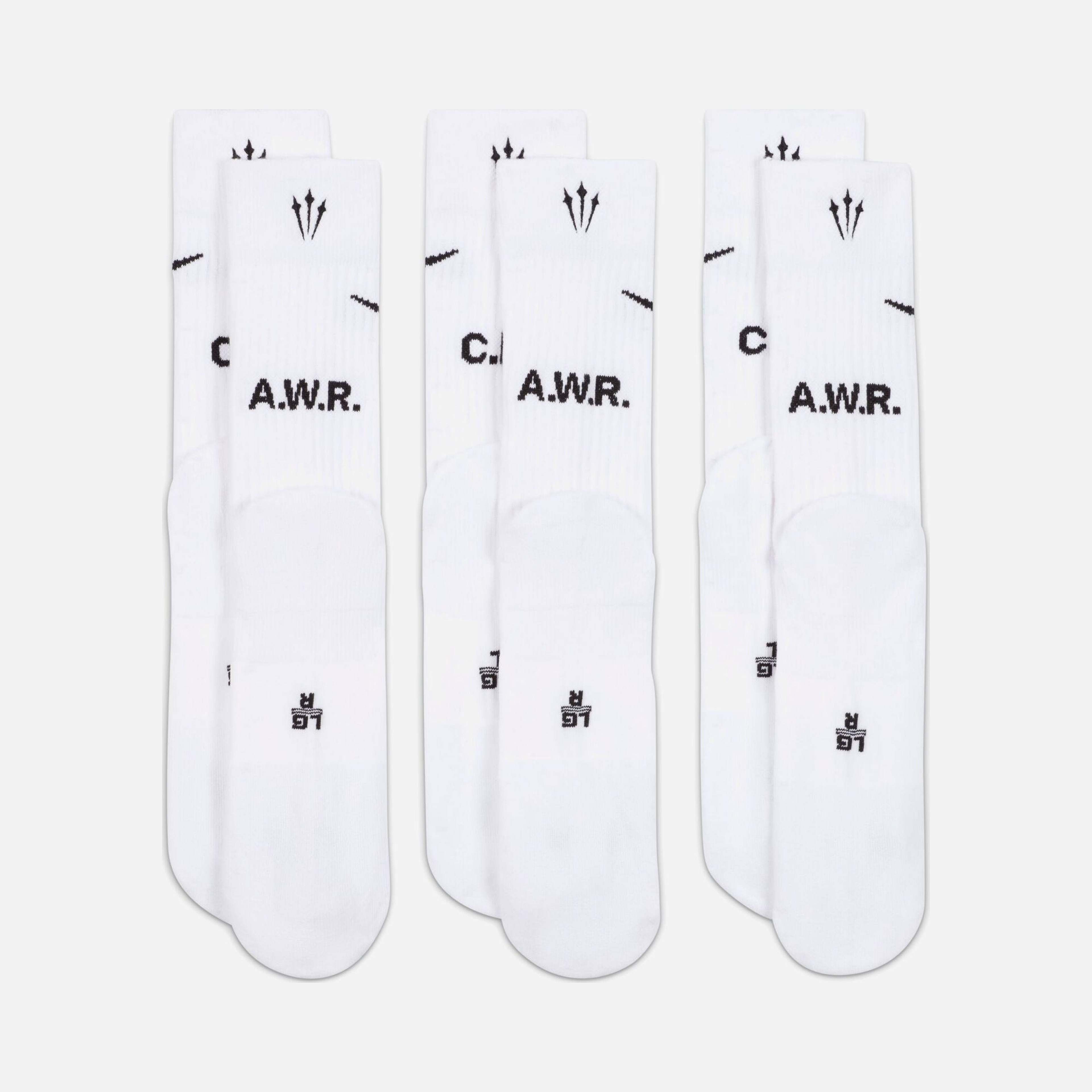 Nike Nocta Crew 3 Pairs Erkek Çorap