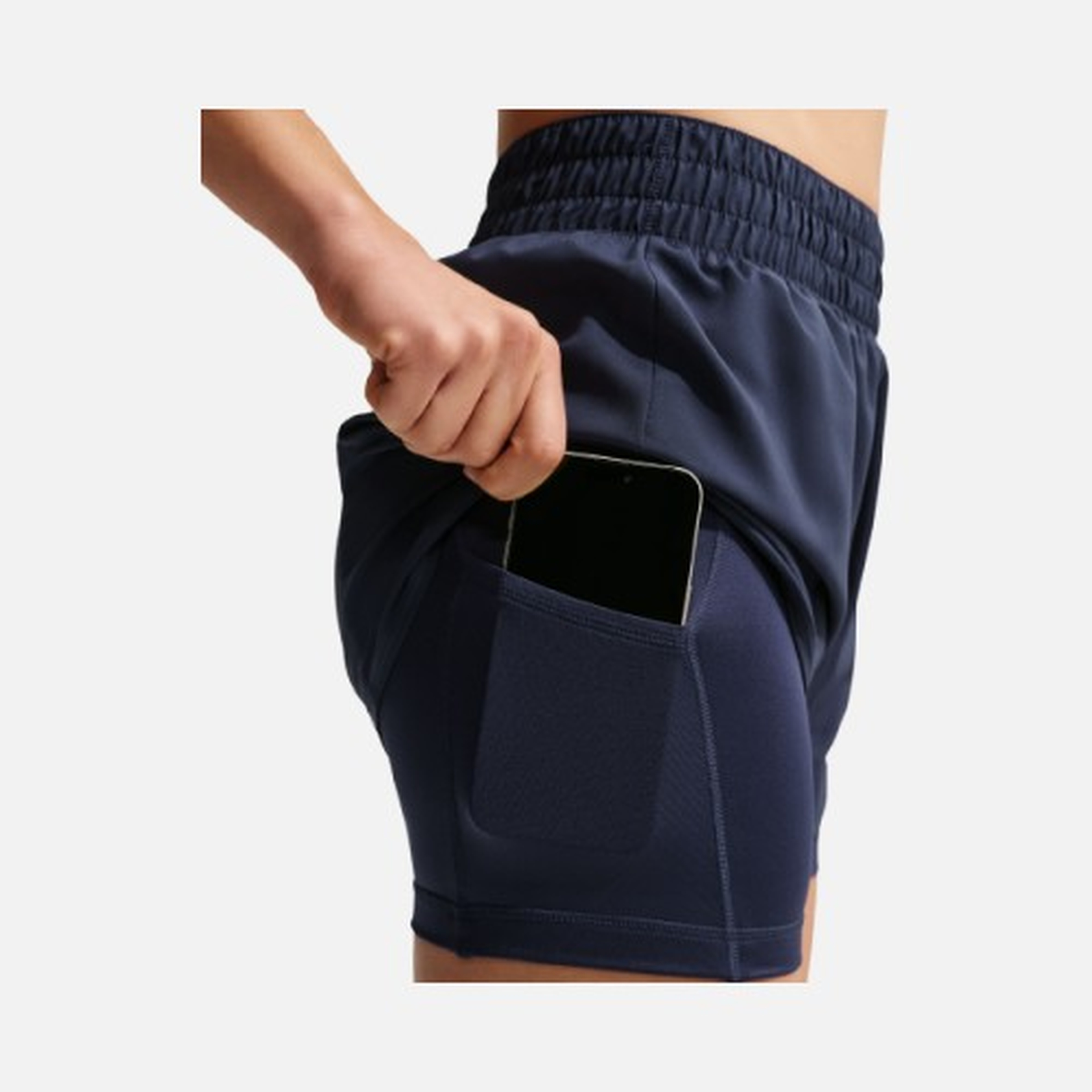 Nike Dri-Fit One High-Waisted 3" 2-in-1 Training Kadın Şort