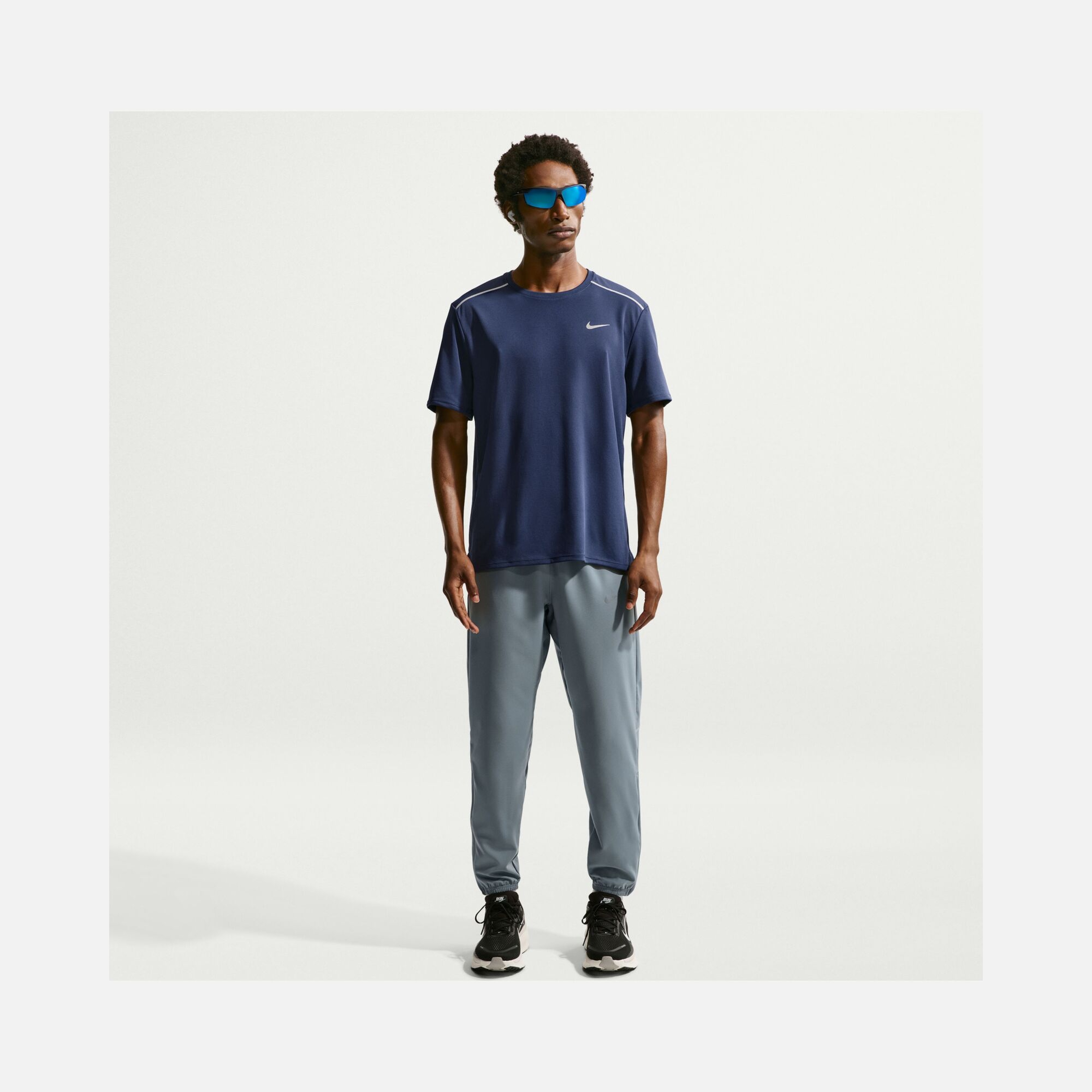 Nike Miler Dri-FIT UV-Protection Short-Sleeve Erkek Tişört