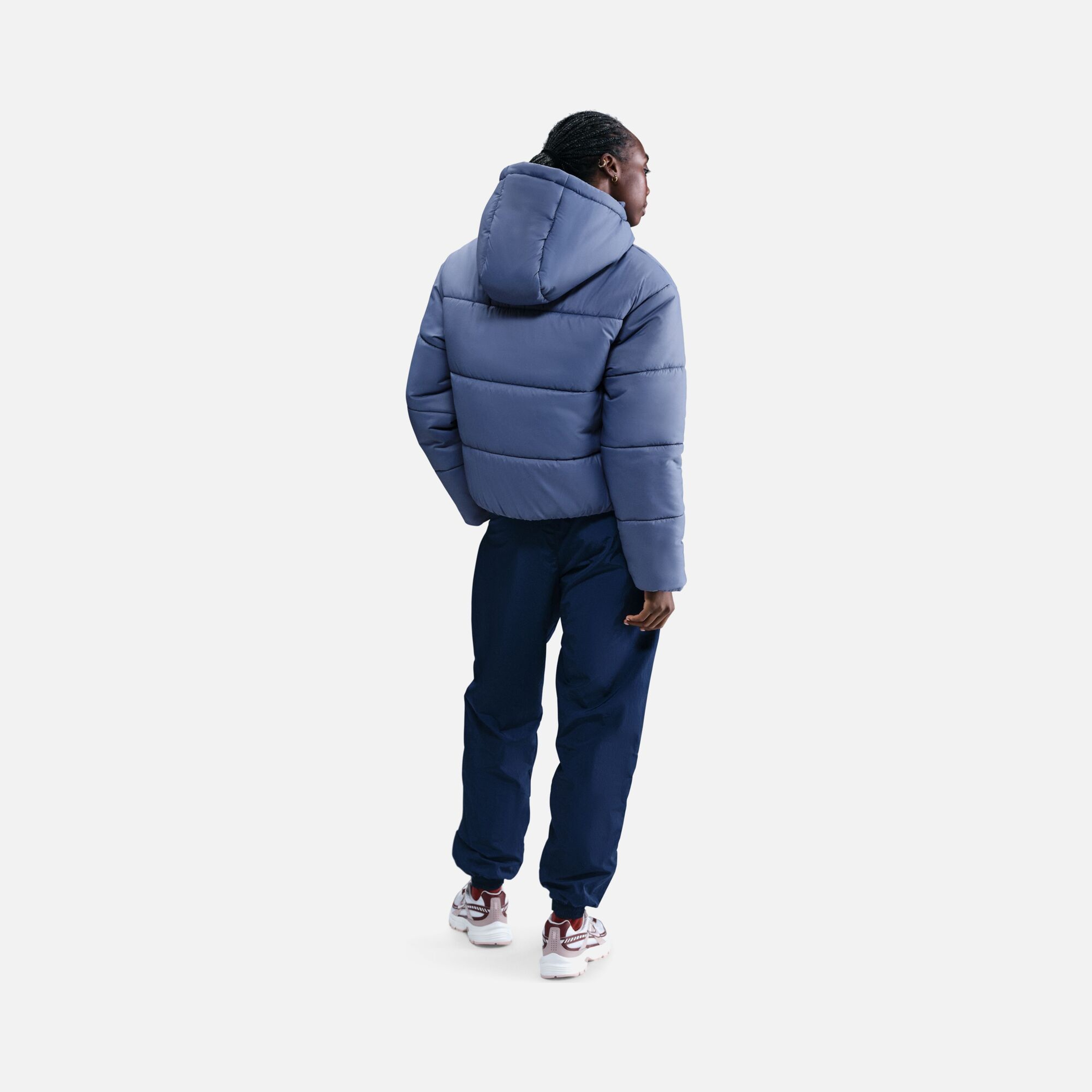 Nike Sportswear Therma-Fit Loose Cut at Hip-Length Full-Zip Hoodie Kadın Mont