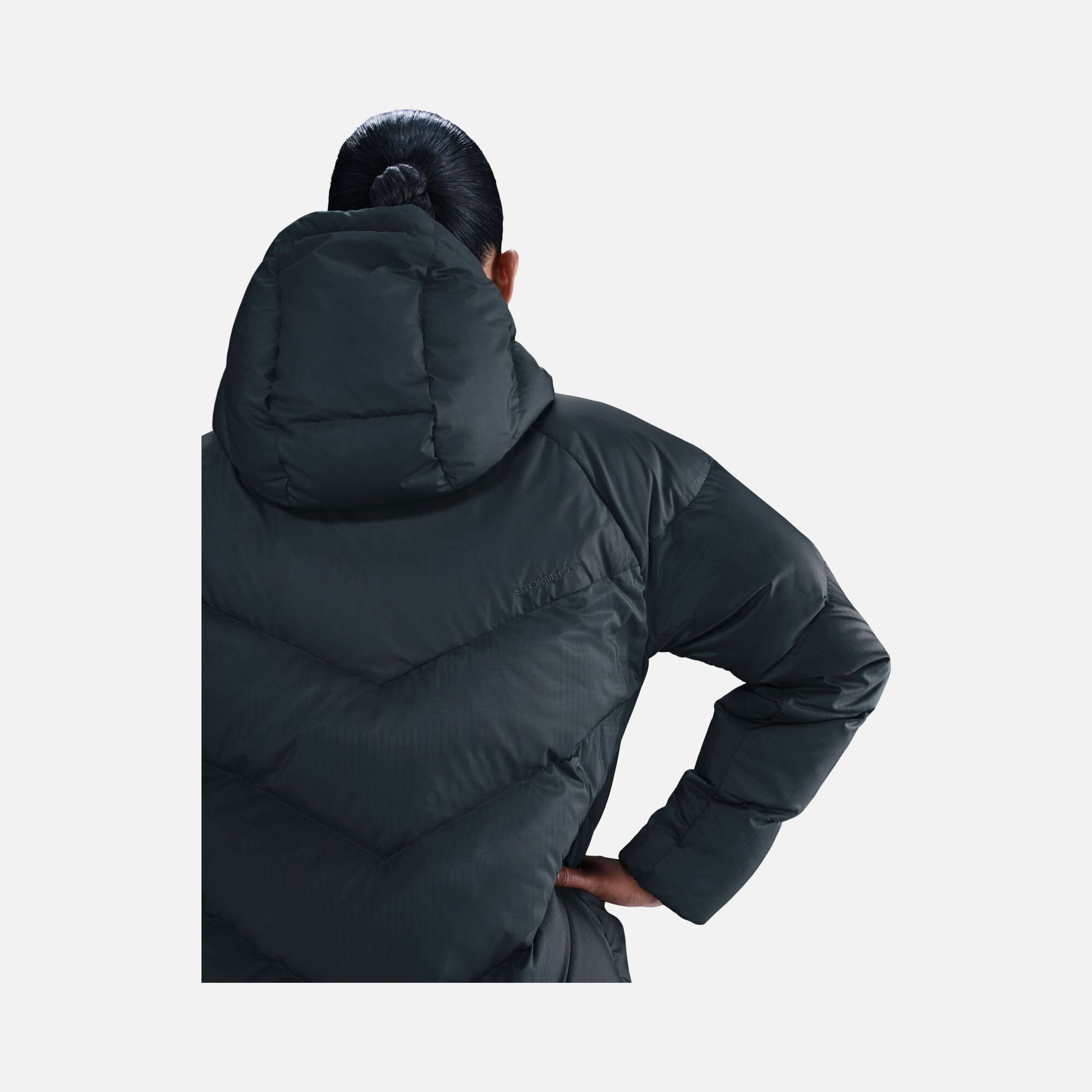 Nike Windpuffer Storm-FIT Loose Hooded Down Puffer Kadın Mont