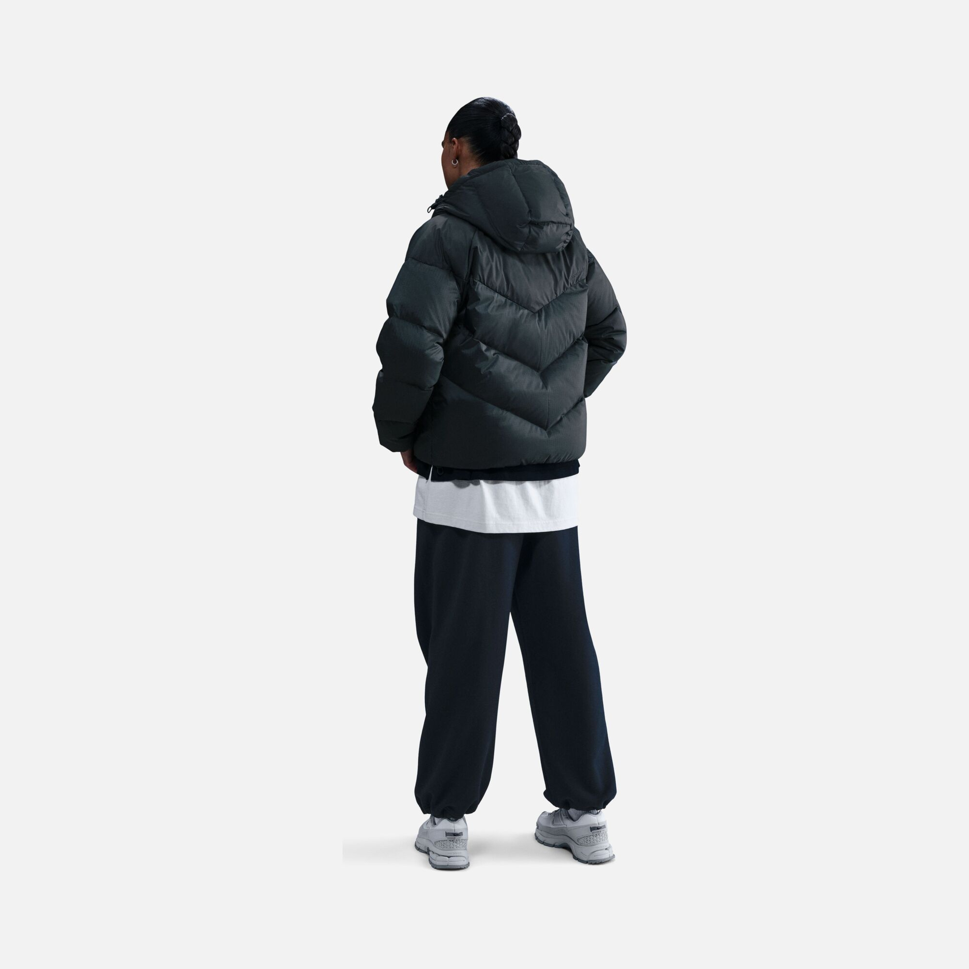 Nike Windpuffer Storm-FIT Loose Hooded Down Puffer Kadın Mont
