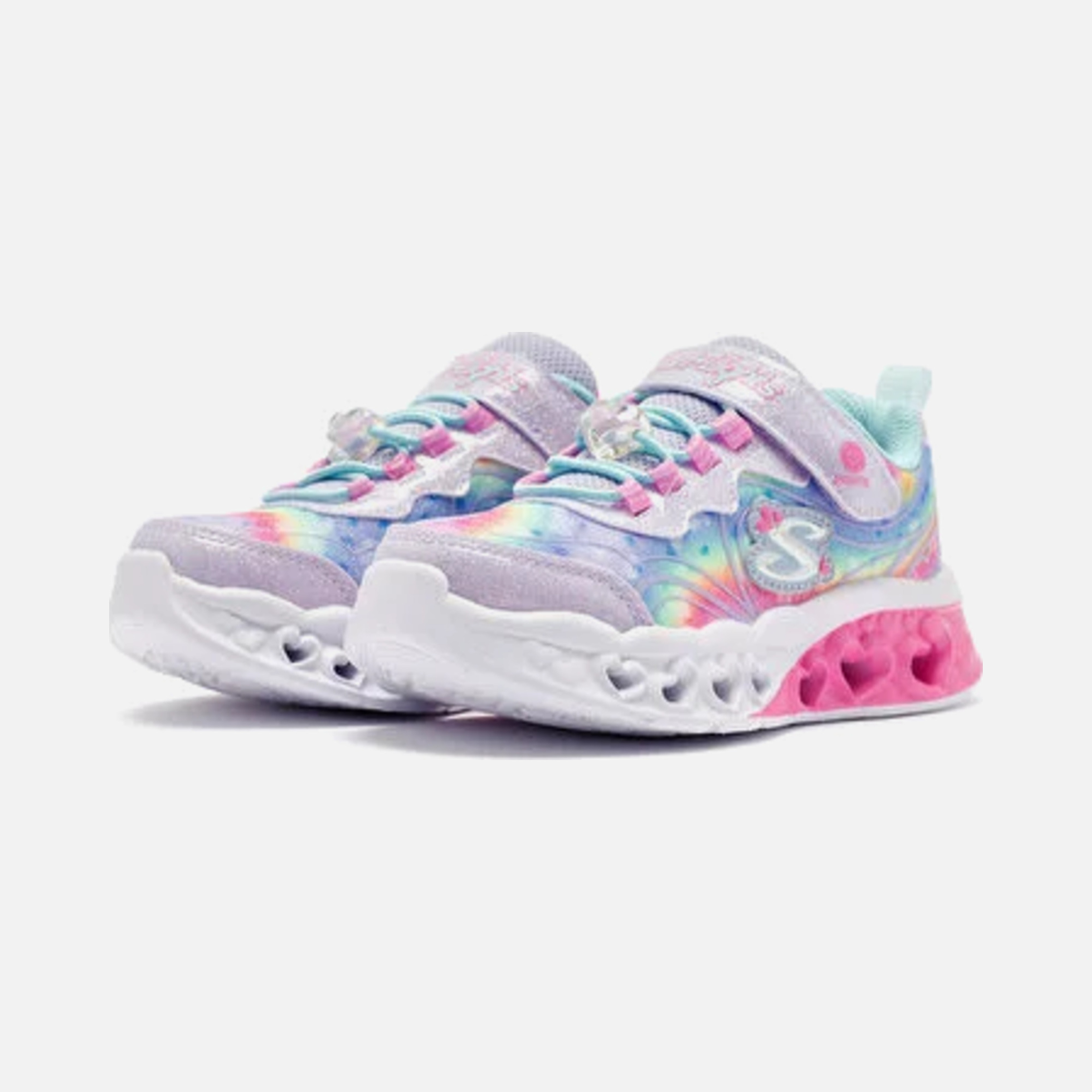 Skechers Flutter Heart Li̇ghts - Groovy Swi̇rl Çocuk Spor Ayakkabı