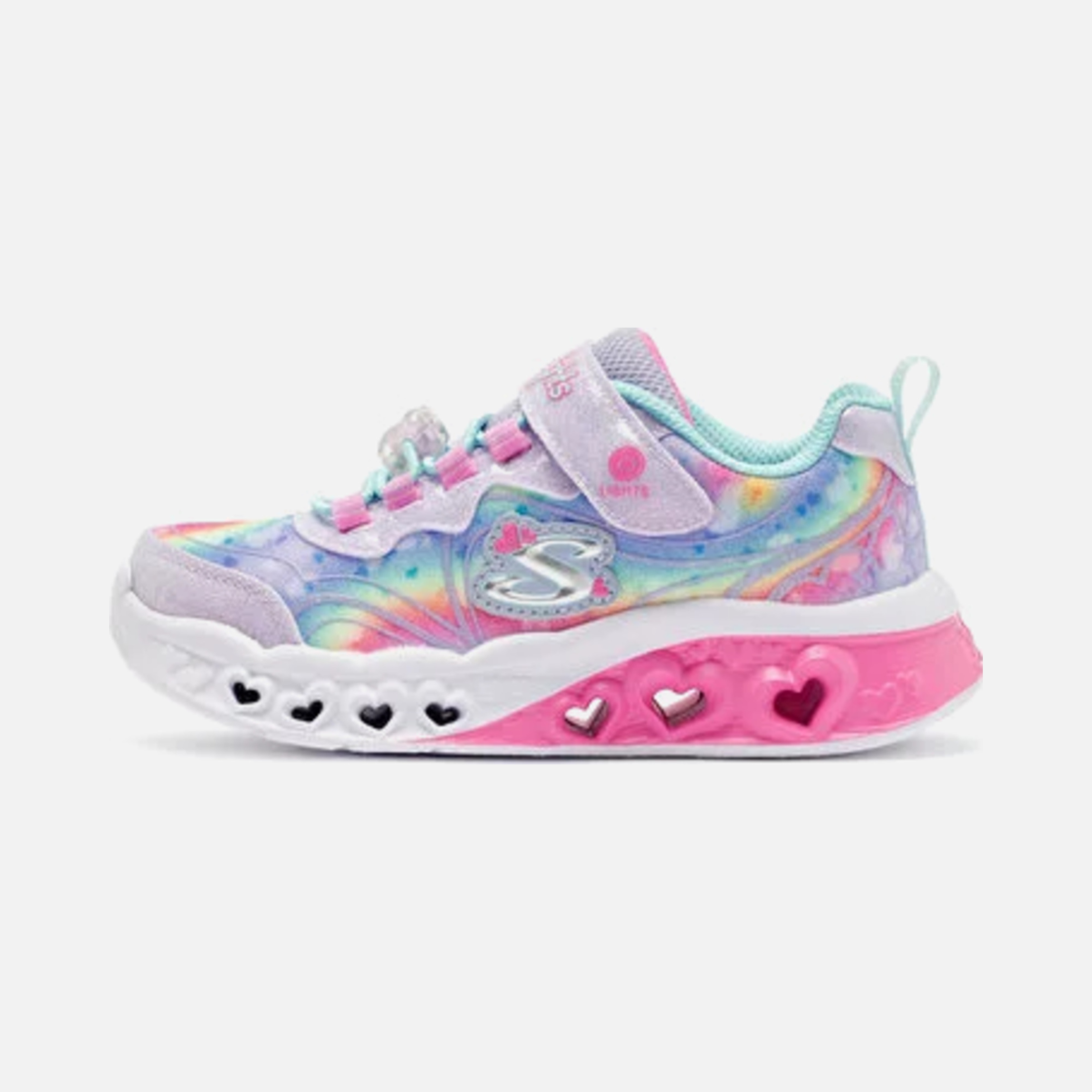 Skechers Flutter Heart Li̇ghts - Groovy Swi̇rl Çocuk Spor Ayakkabı