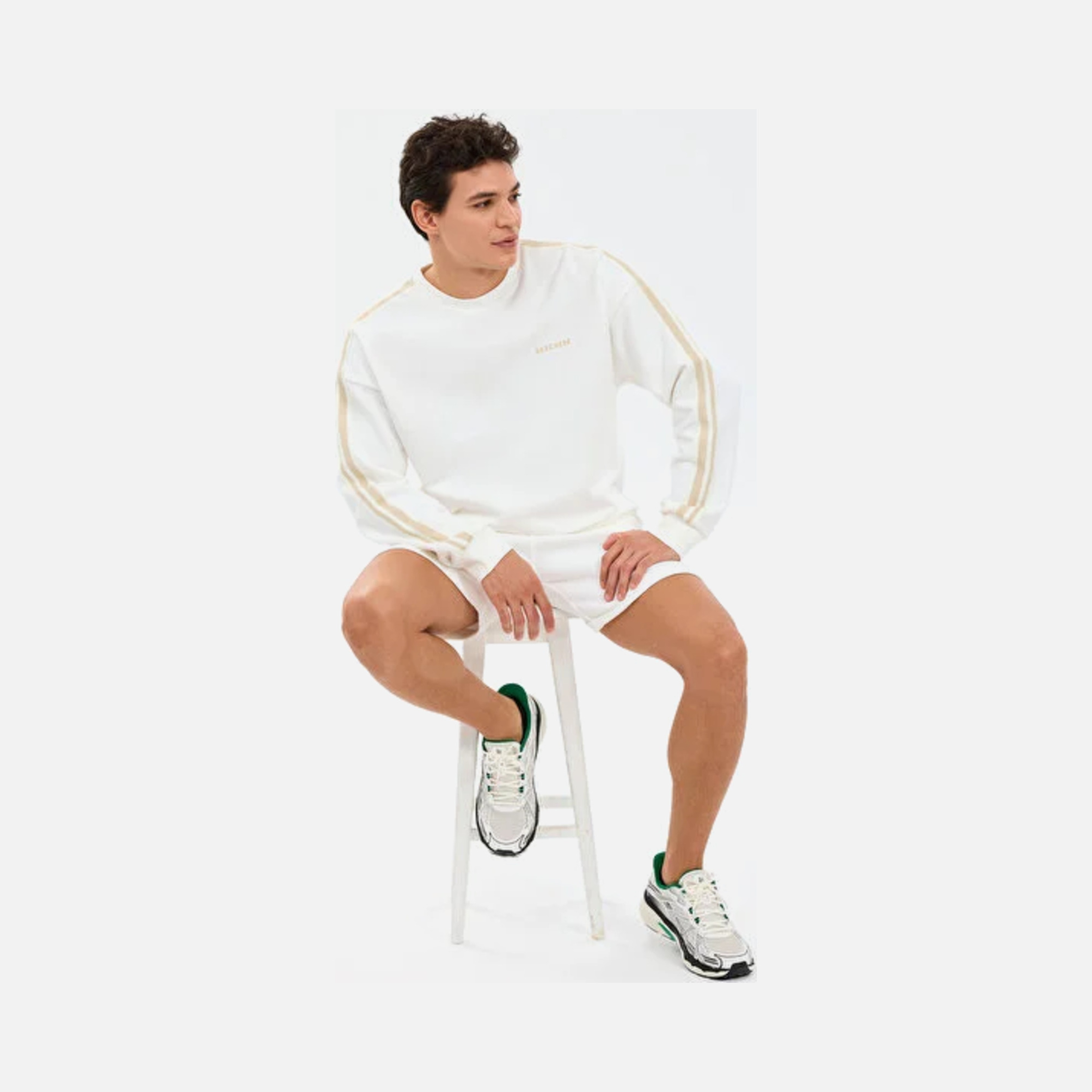 Skechers M Lw Fleece Crew Neck Erkek Sweatshirt