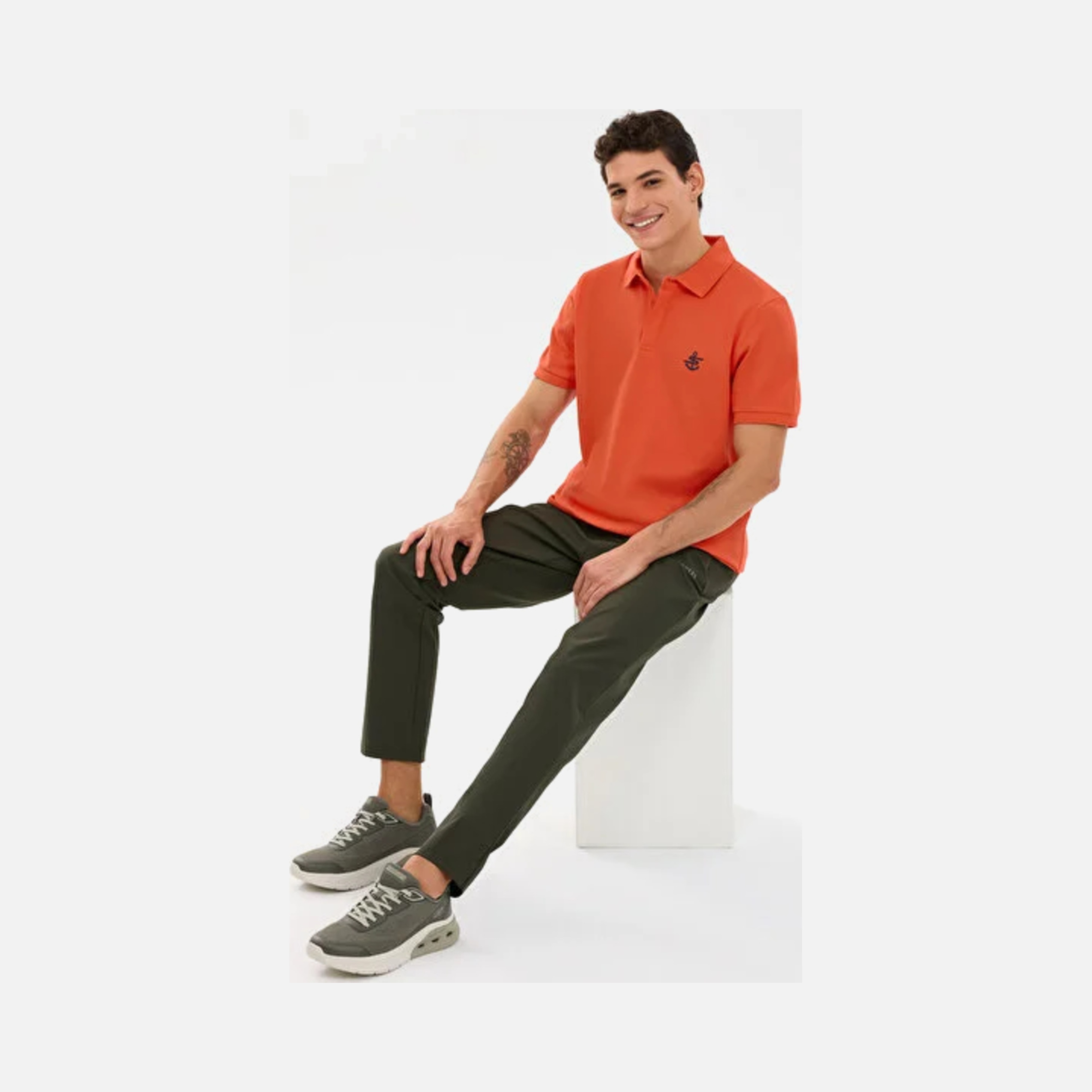 Skechers M Logo Printed Erkek Tişört
