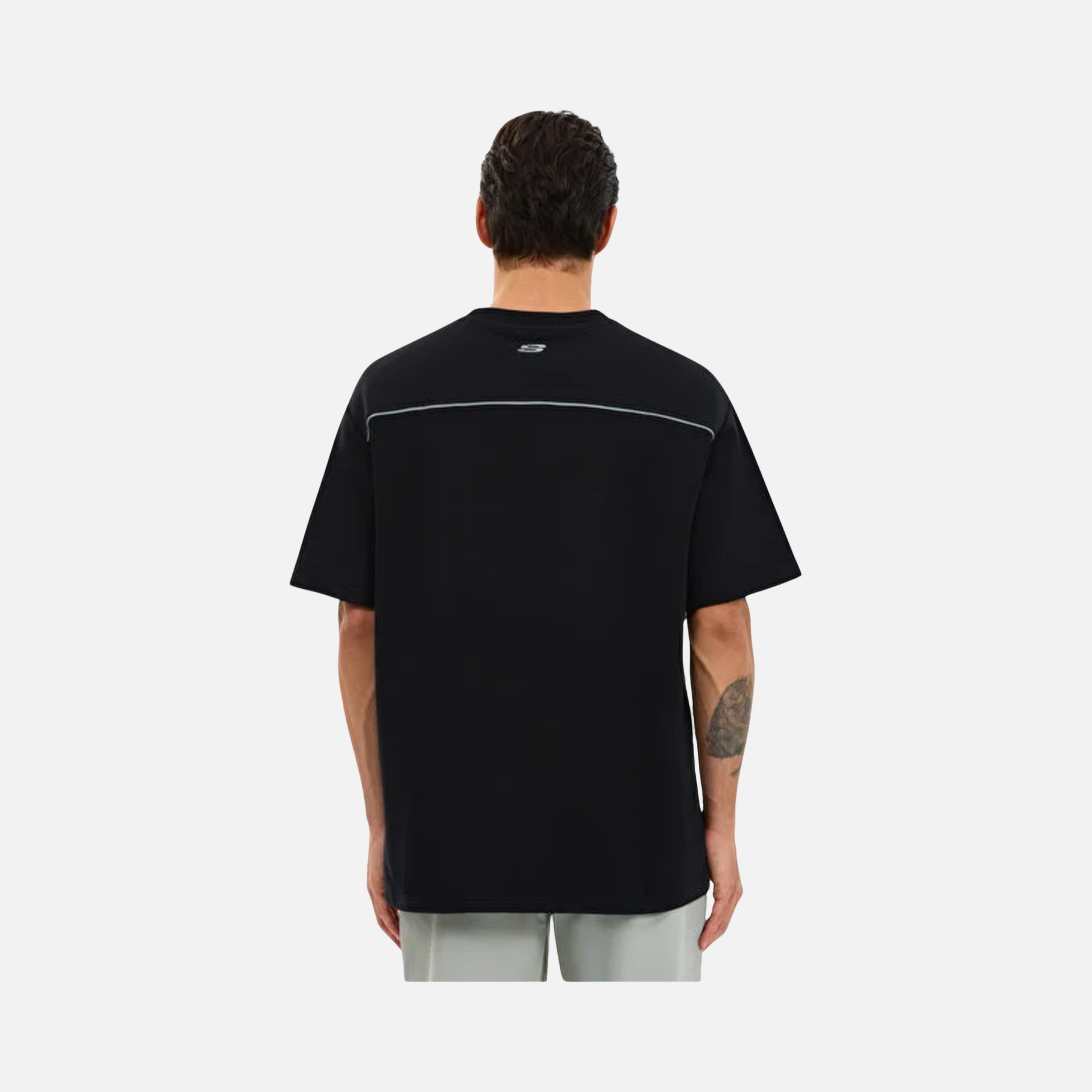 Skechers Graphic Tee Reflect Logo Oversize Erkek Tişört